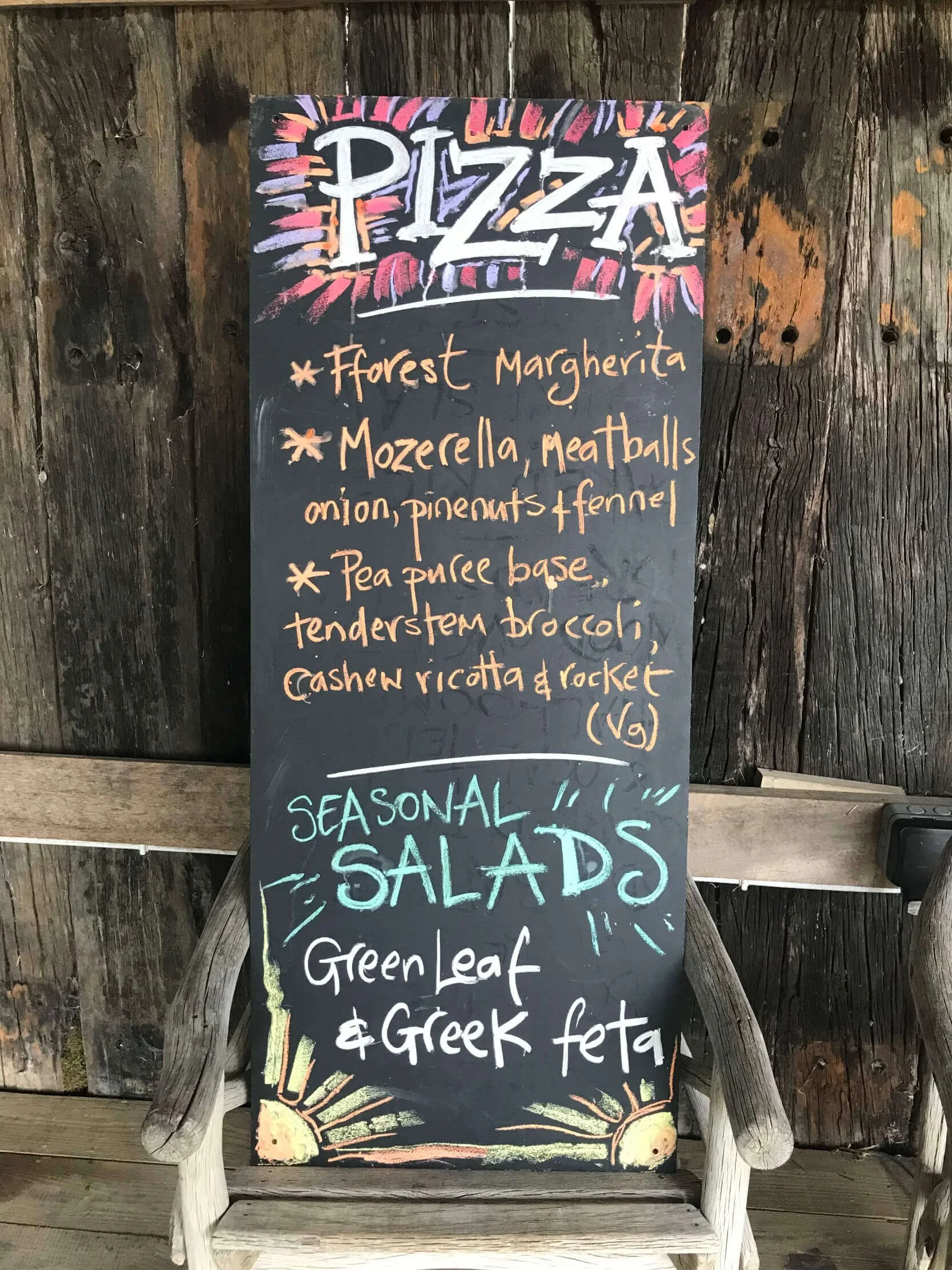 Chalkboard writing Fforest Pizza night.jpg