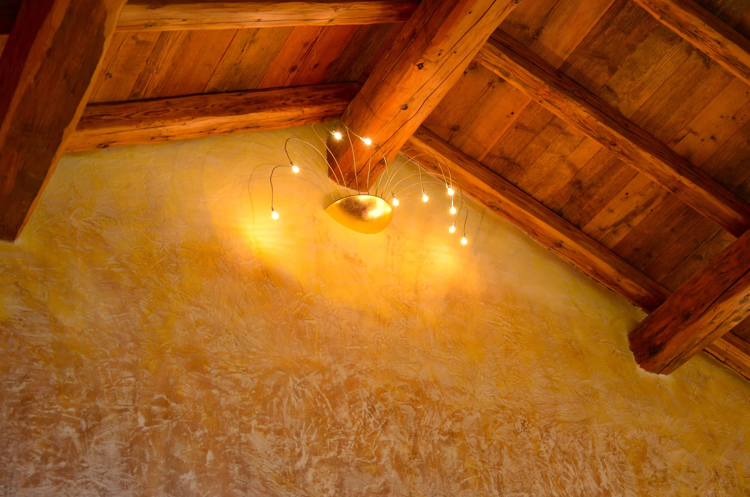 hayloft in Italian alps