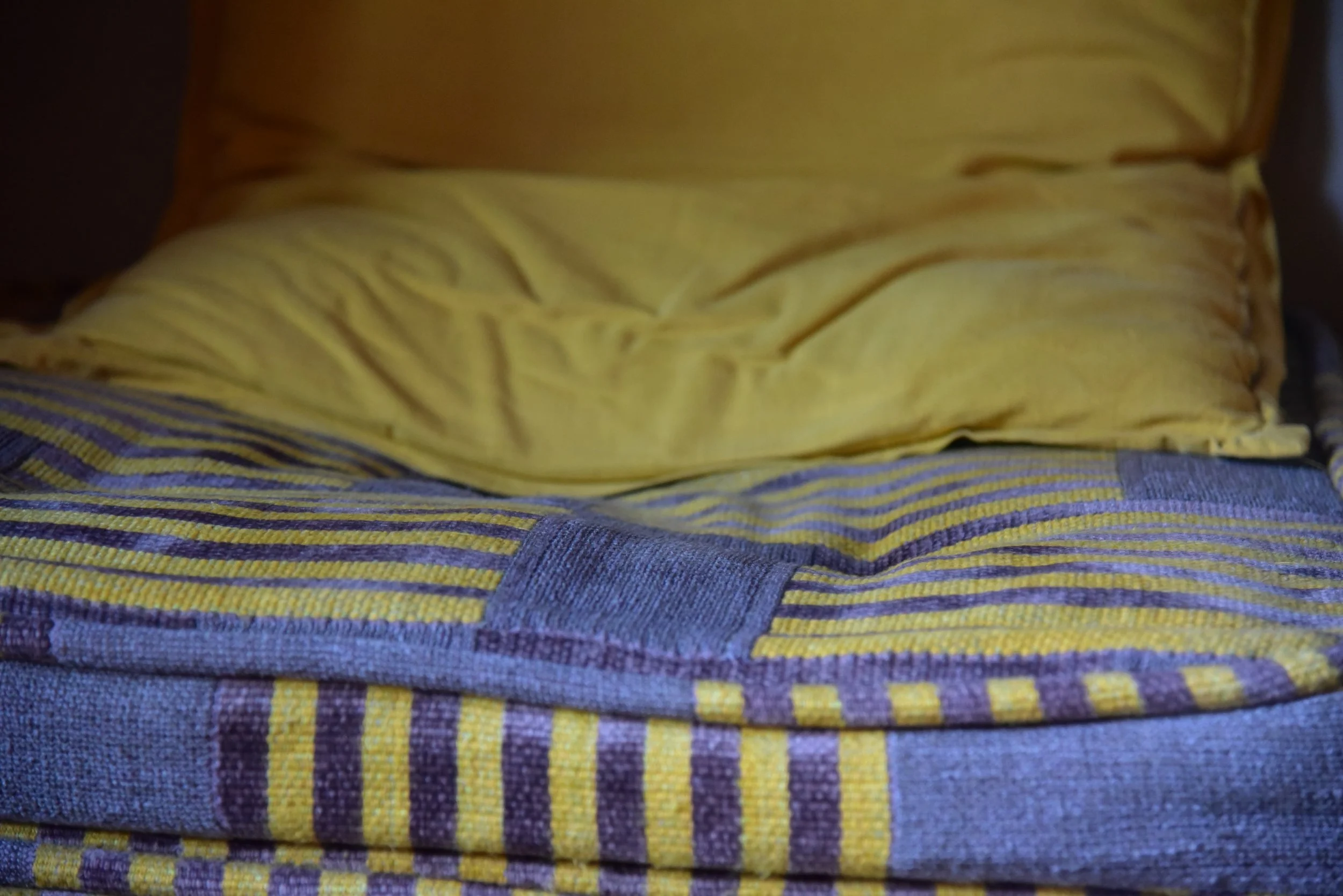 Luscious fabrics add comfort to old houses