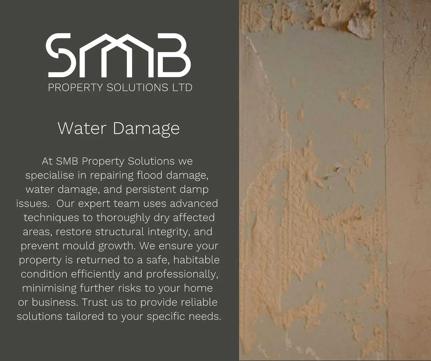 Have you had a flood in your house? Or even an annoying damp patch you can&rsquo;t get rid of? Get in touch with us today for advice and an action plan! 
📧 shane@smbpropertysolutionsltd.co.uk 

#damp #waterdamage #flood #homerefurbishment #