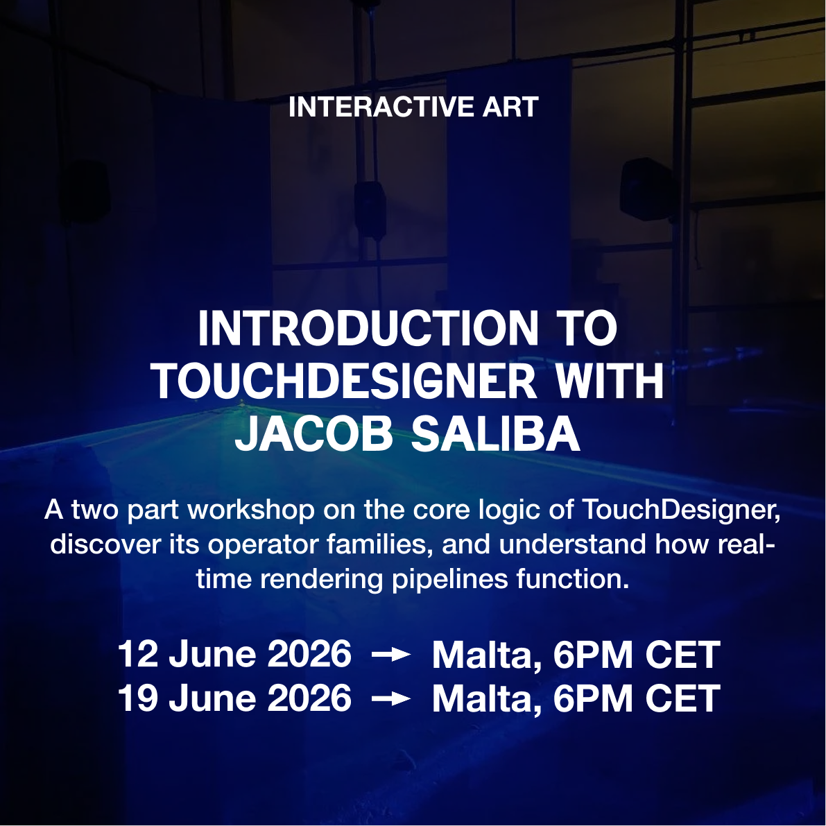Introduction To TouchDesigner with Jacob Saliba