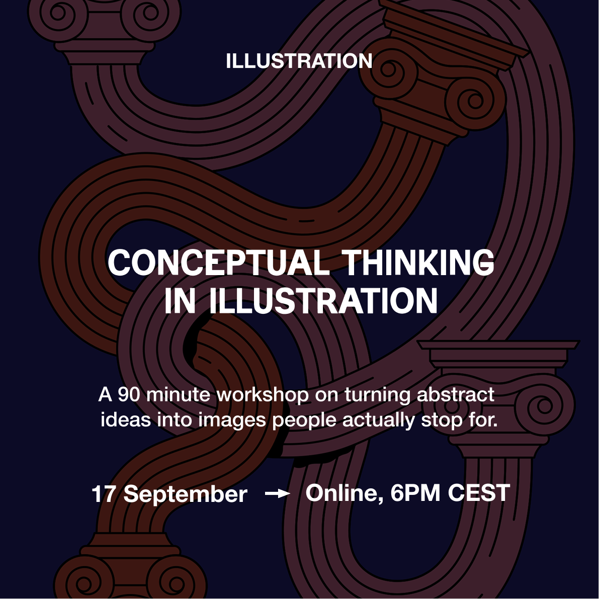 Conceptual Thinking in Illustration — 17 Sep, Online