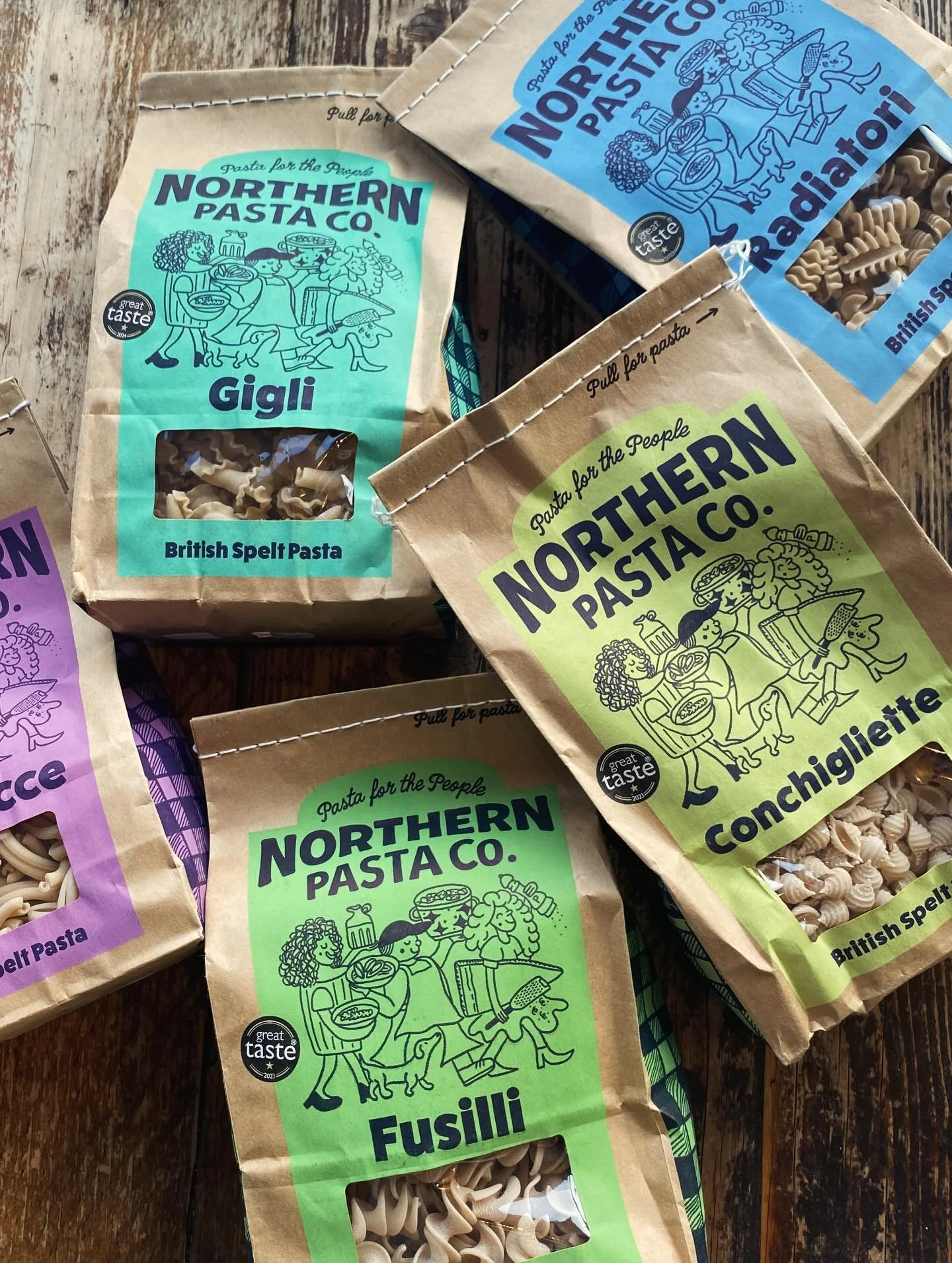 These gorgeous pastas from @northernpastaco are a revelation - from @childreystores - seriously exciting we can grow and make this quality of pasta in the UK. Enjoyed with a very indulgent mushroom and pancetta sauce, along with this little treat fro