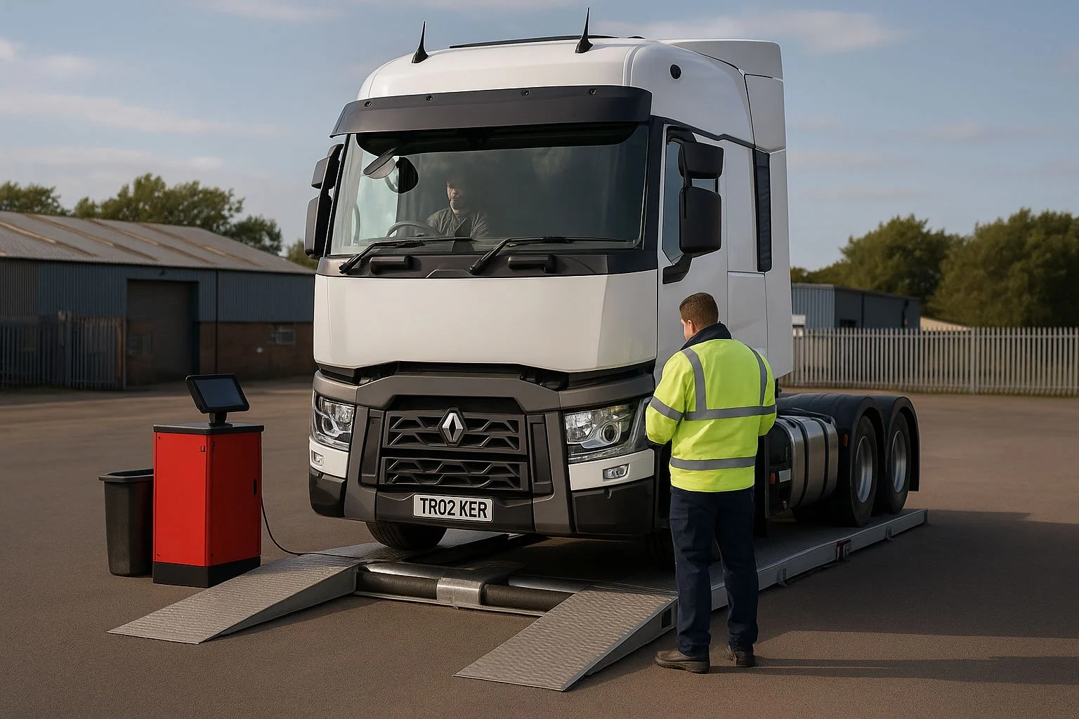 Tr02ker BRAKE TEST | HGV brakes testing