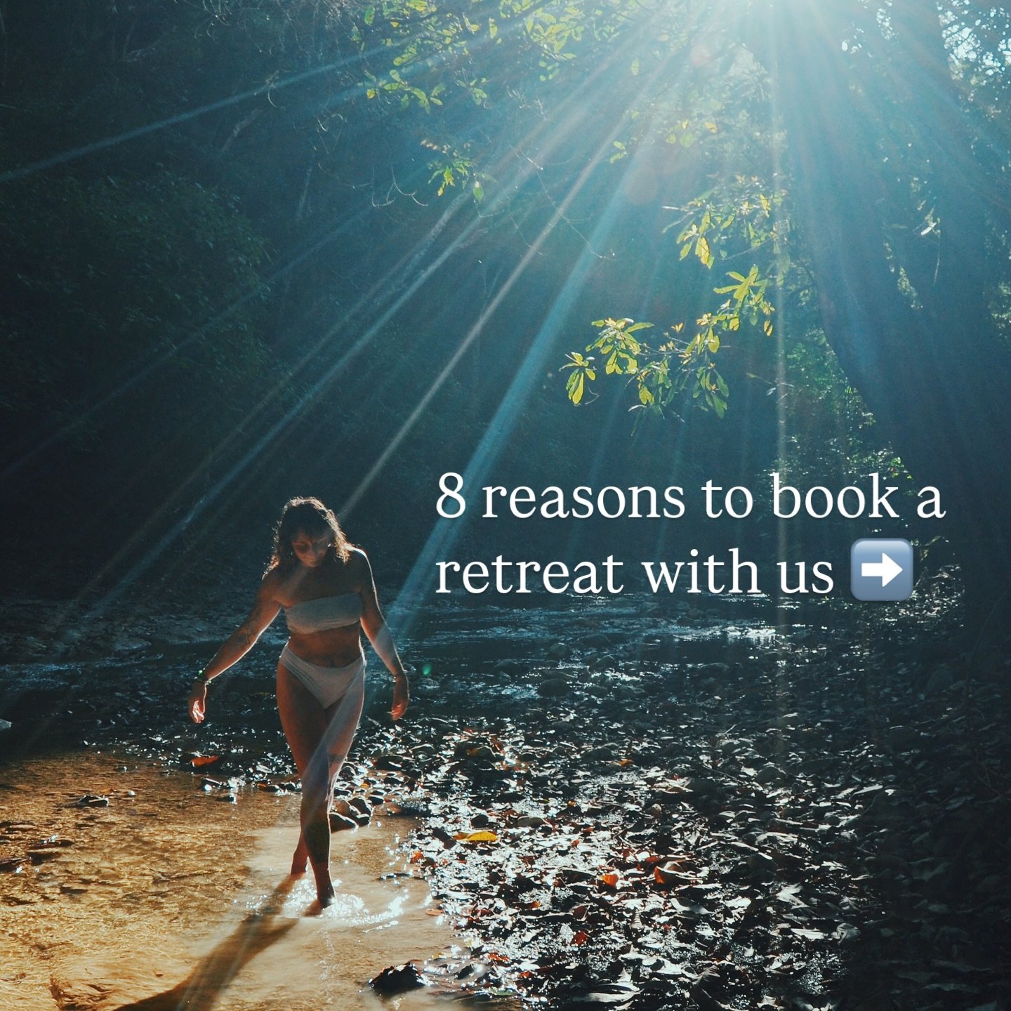 Retreat with us and witness the magic of transformation - in yourself and in those around you. 
✨Ready to say yes to your next evolution?
📩 DM us or click the link in bio to book your spot.