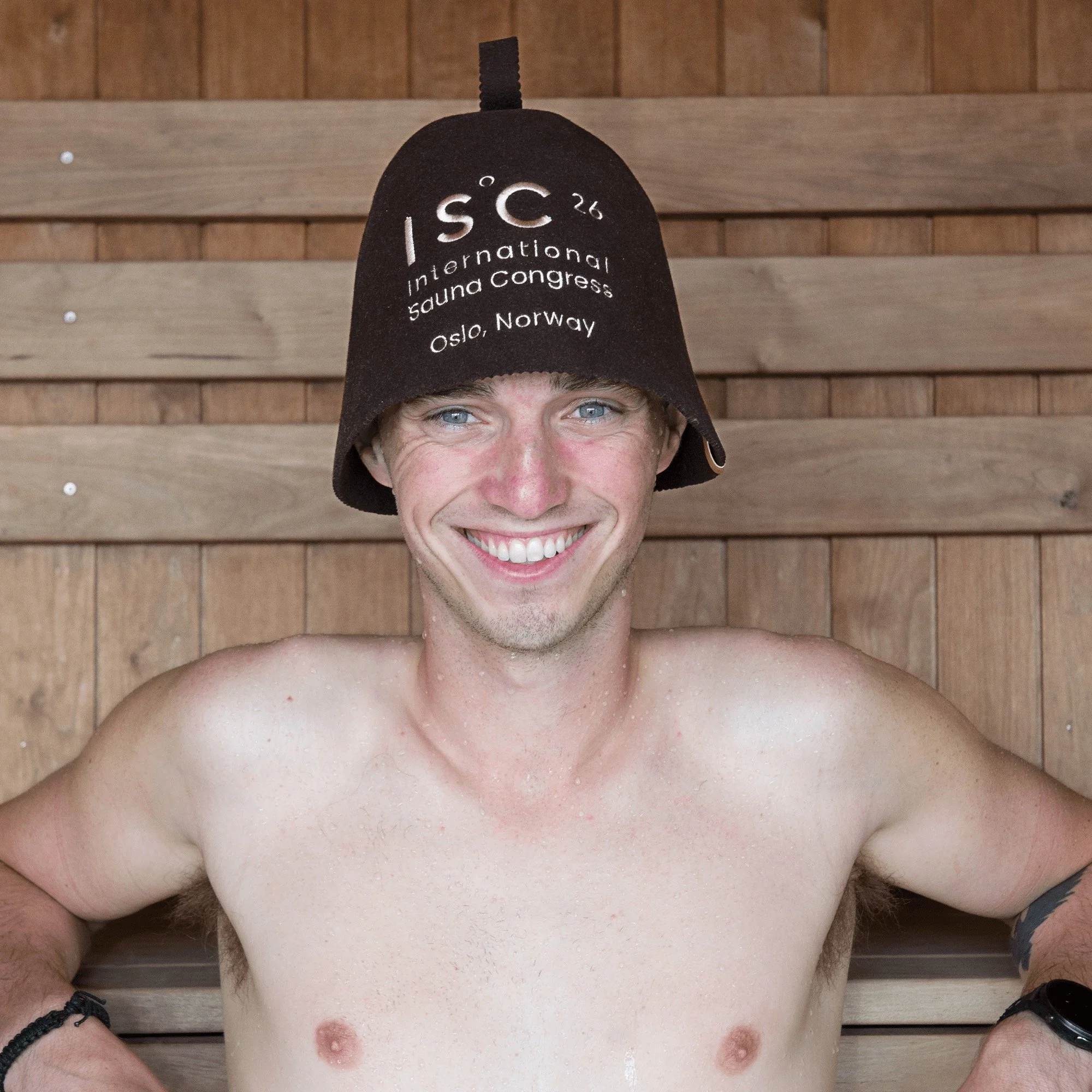 Introducing the Official ISC 2026 Sauna Hat - Your Exclusive Congress Souvenir