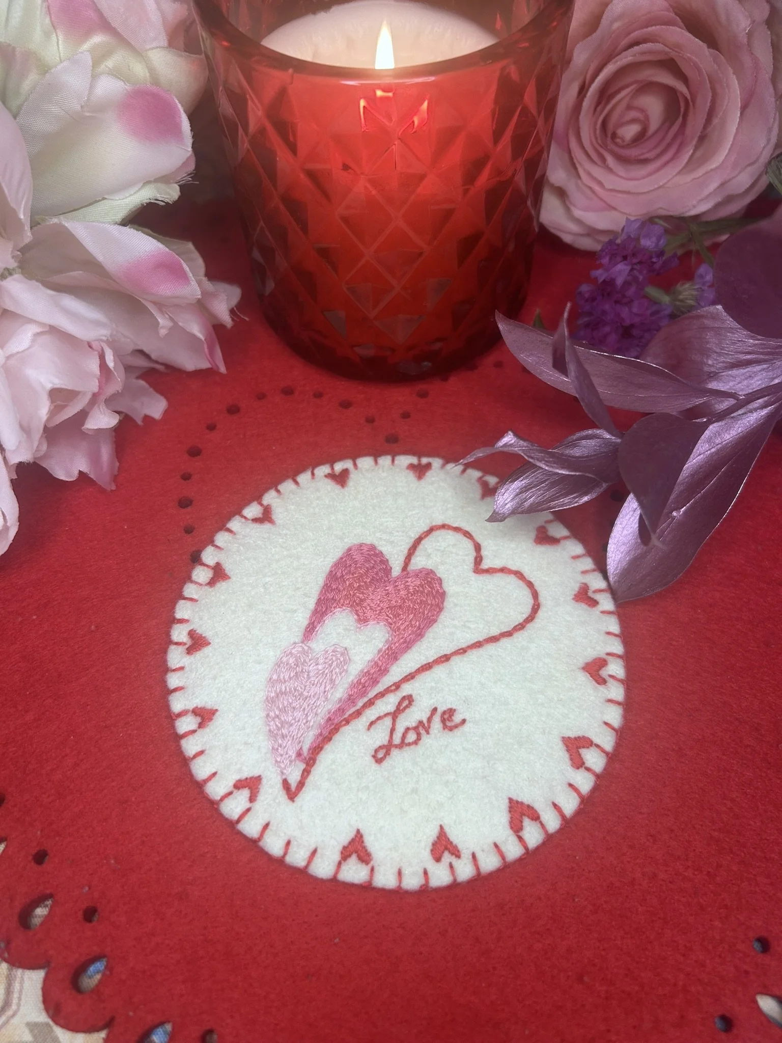 Trio Heart - Coaster