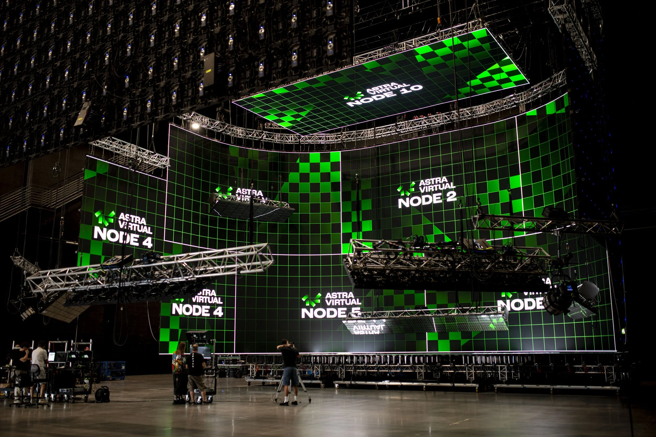 virtual production large scale LED setup