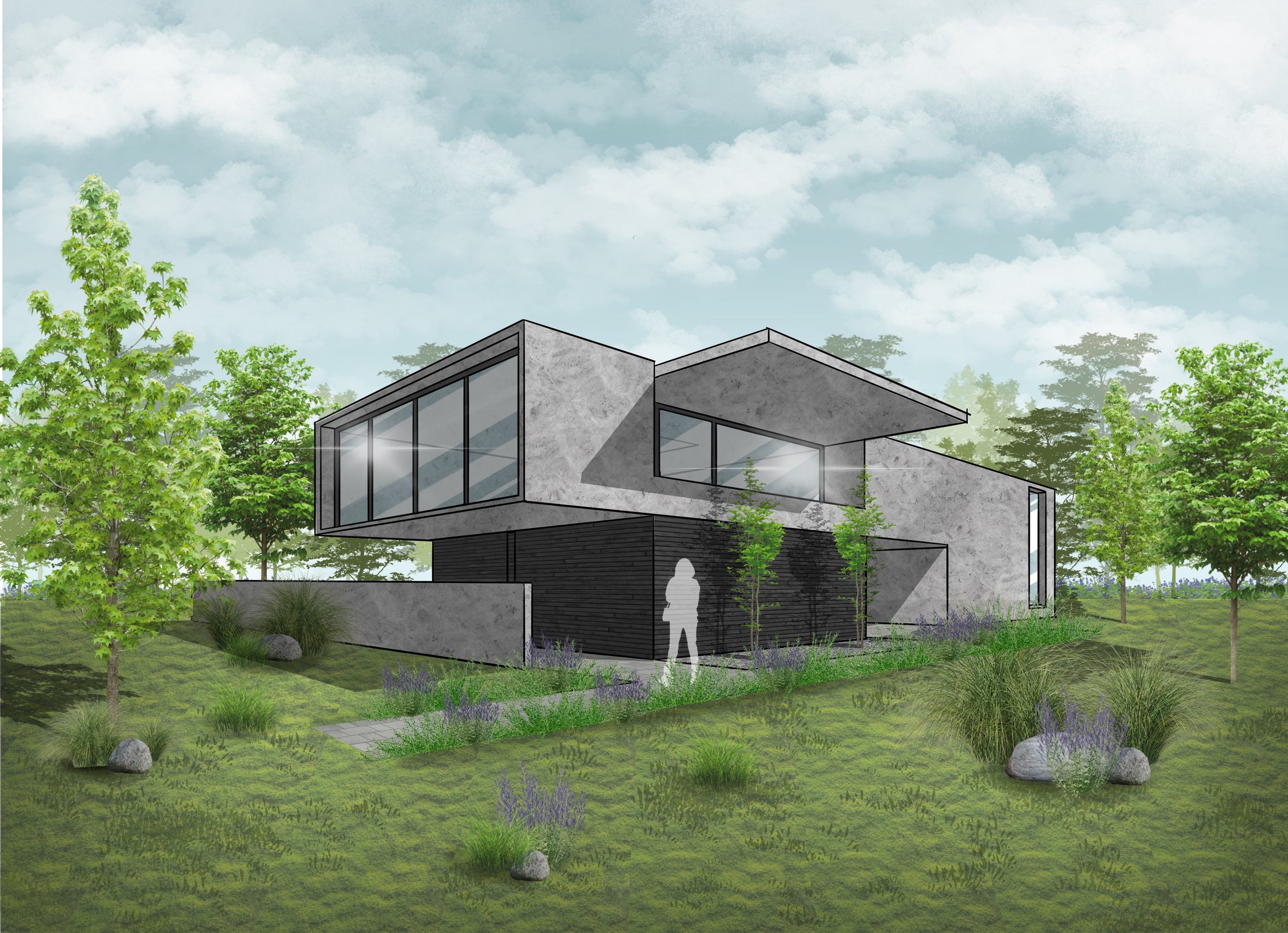 Architecture | Sketchup & Procreate
