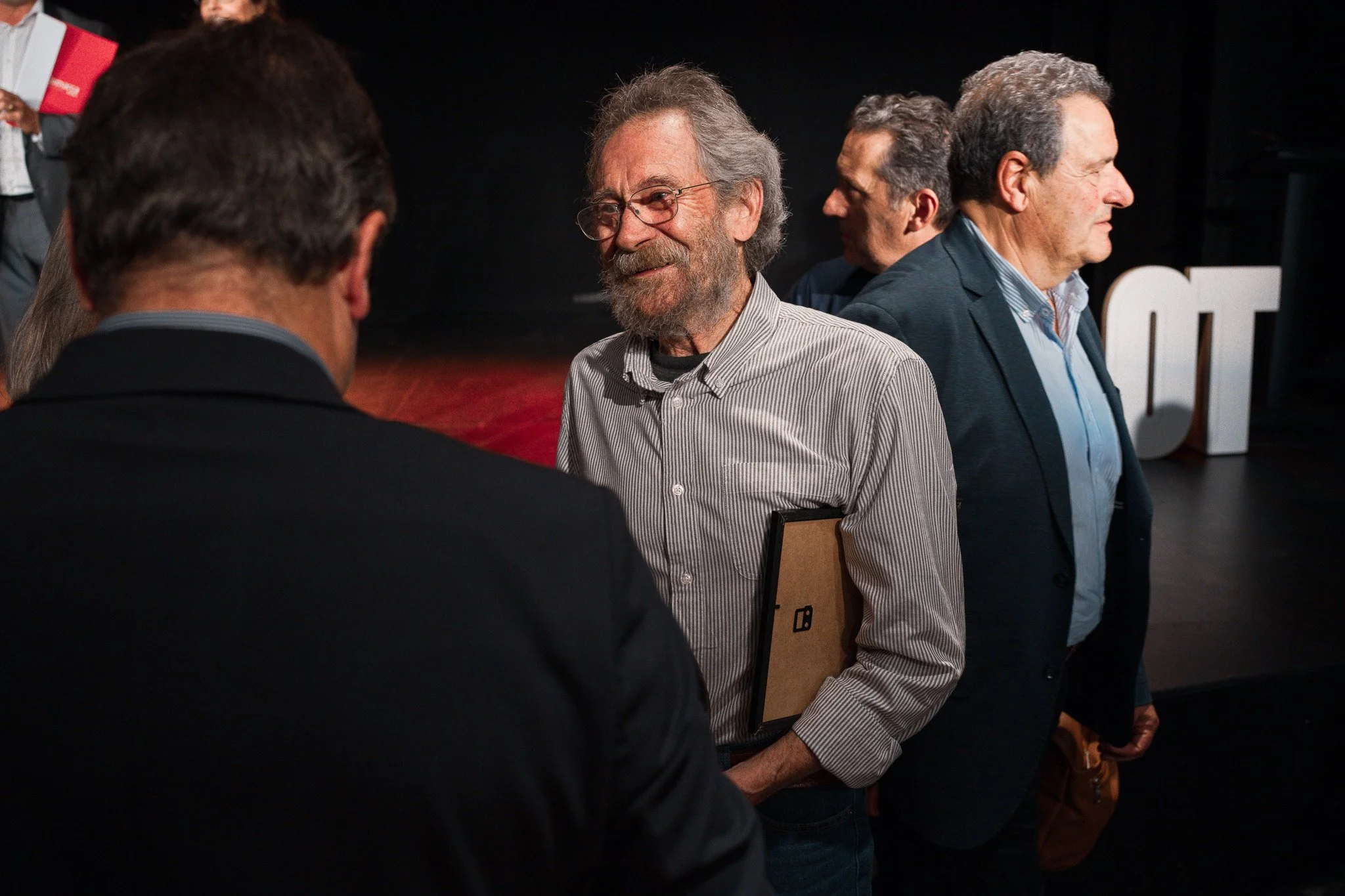 Fotografía de evento cultural en Girona con profesionales del sector creativo, comunidad y networking de Blanch Creativa