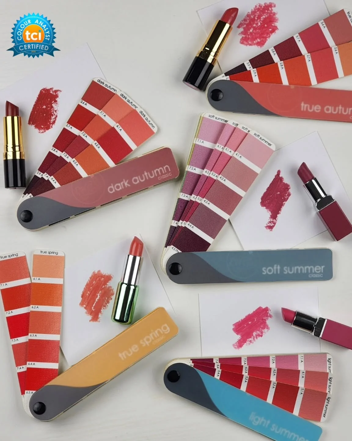Your best red &amp; pink aren&rsquo;t random ❤️🩷

They&rsquo;re based on your unique hue, value &amp; chroma.

Discover them through a personal color analysis with TCI&mdash;yes, this applies to makeup too!