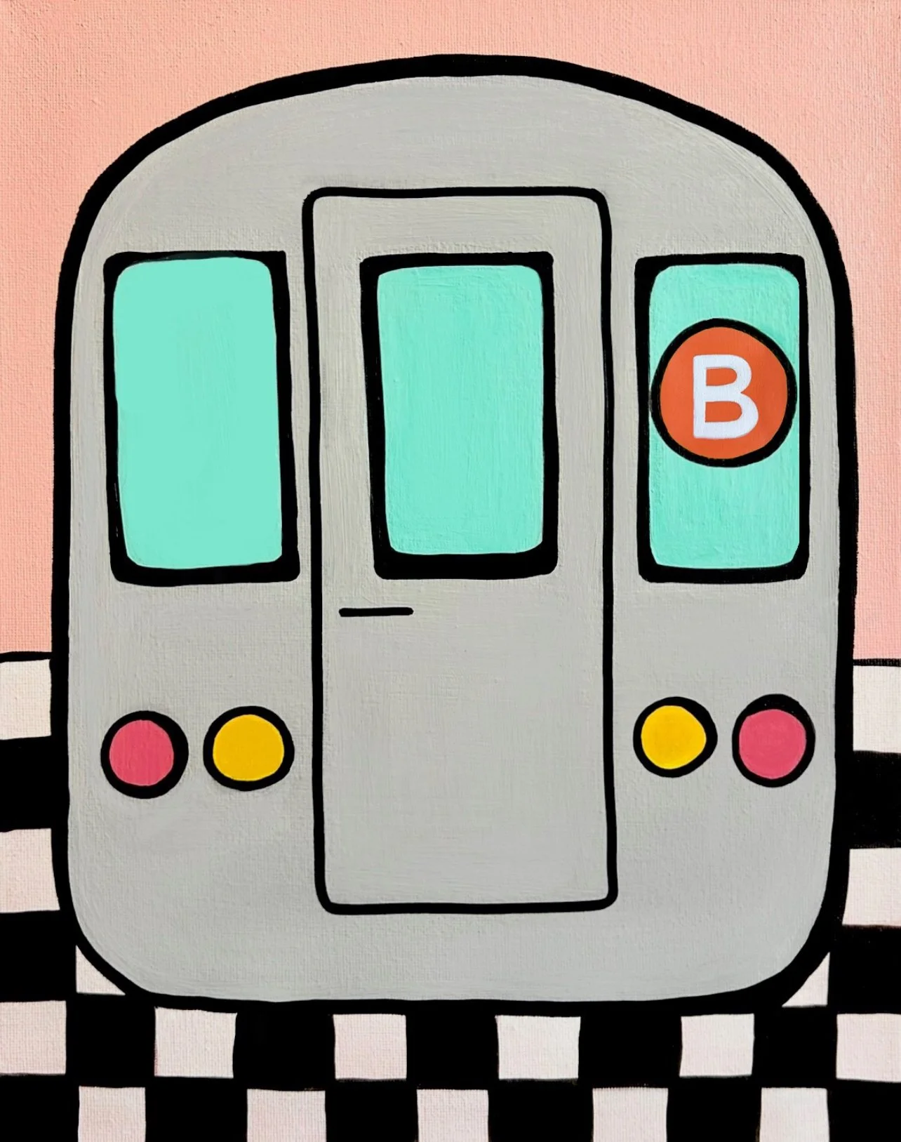 B Train Print