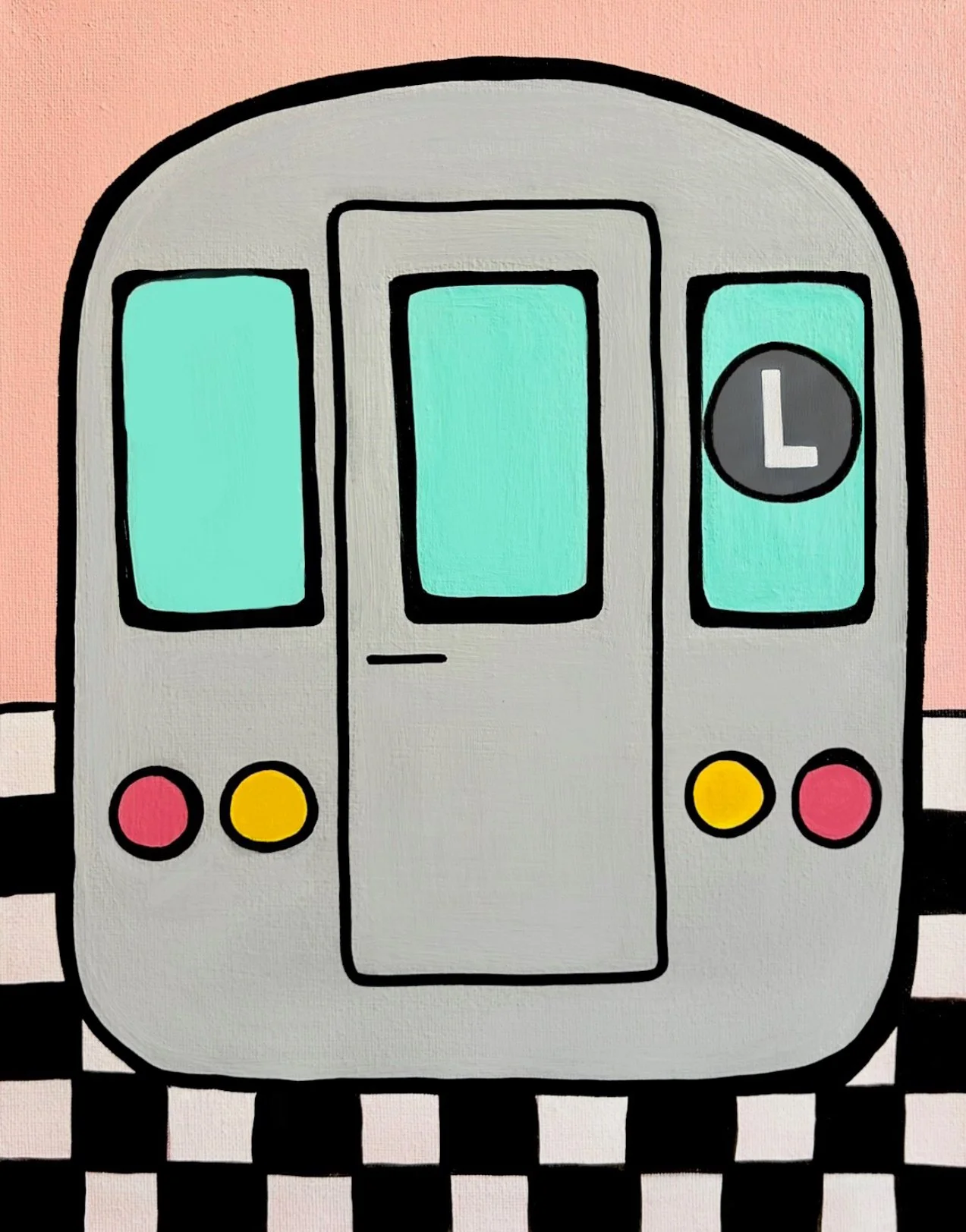 L Train Print