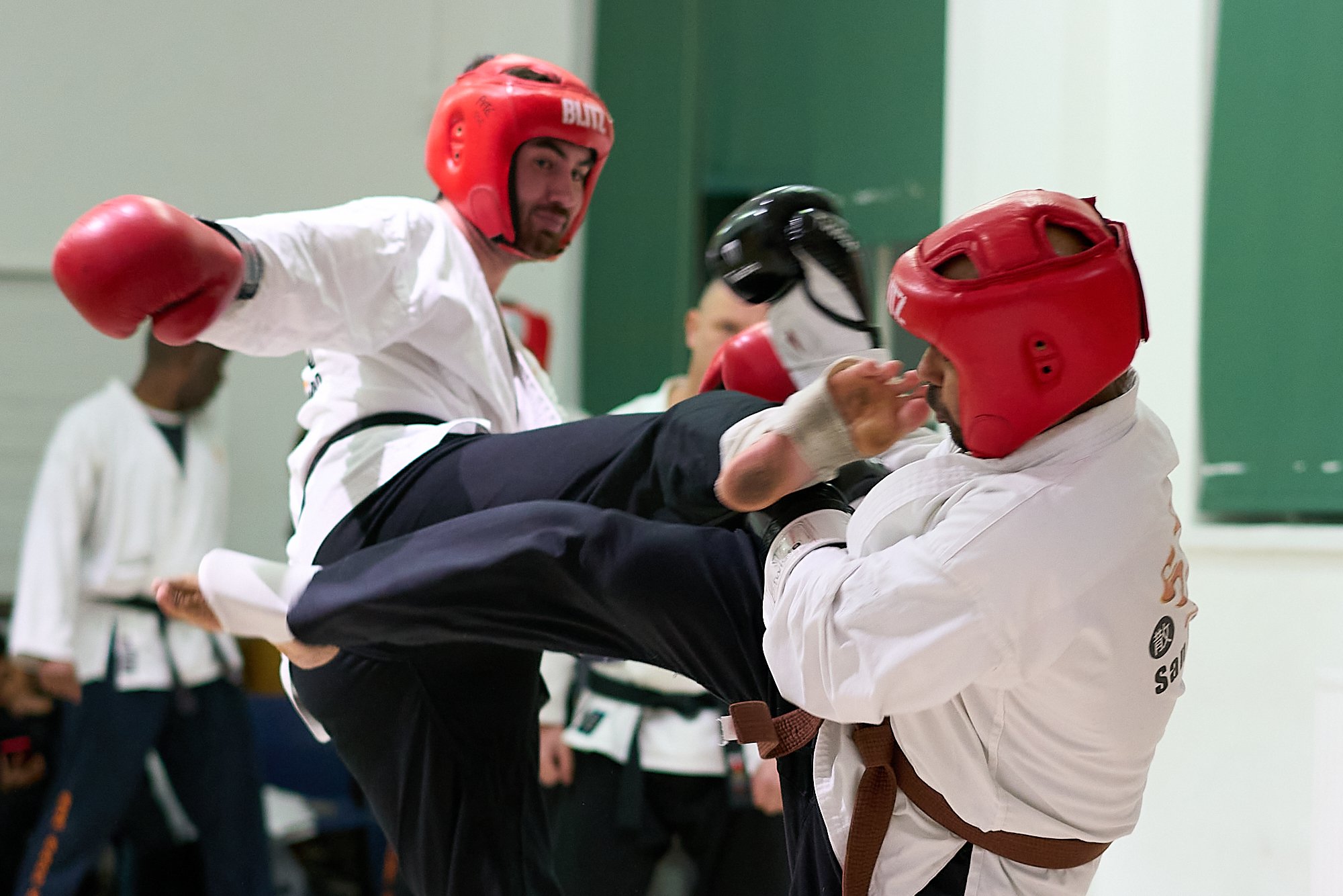 Free sparring at the Black Belt Grading November 2025