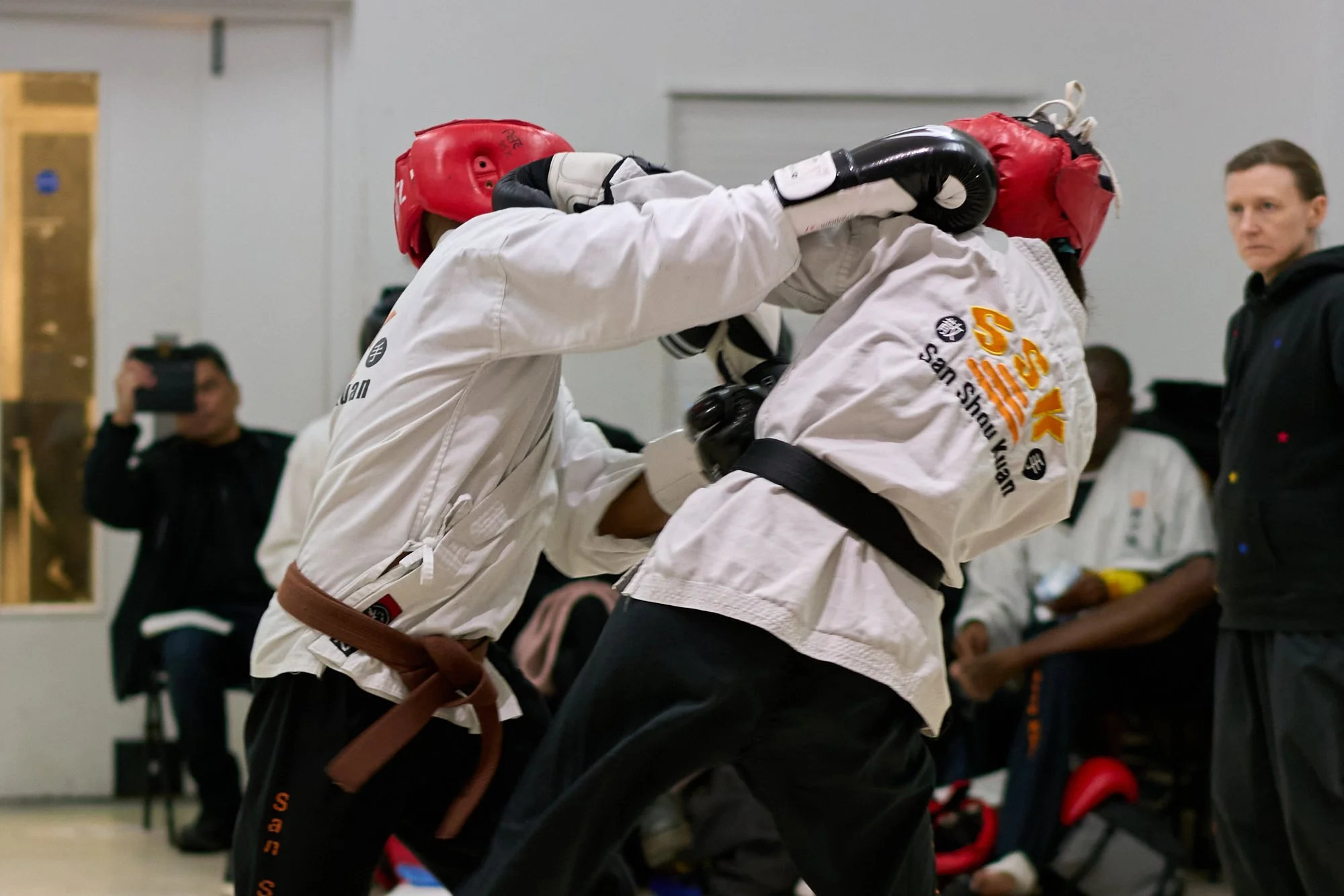 Free sparring at the Black Belt Grading November 2025