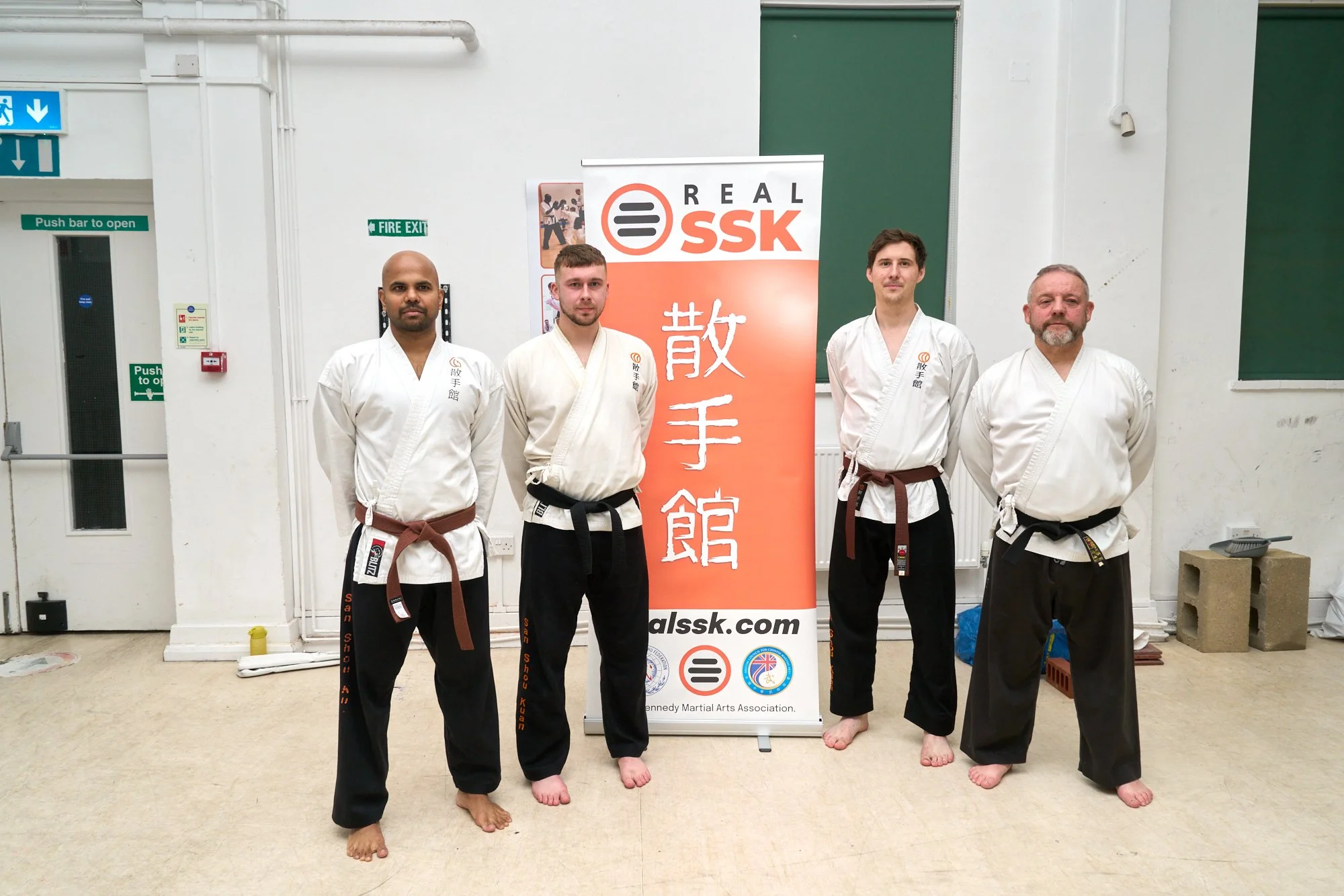 Candidates at the National Black Belt Grading November 2025.