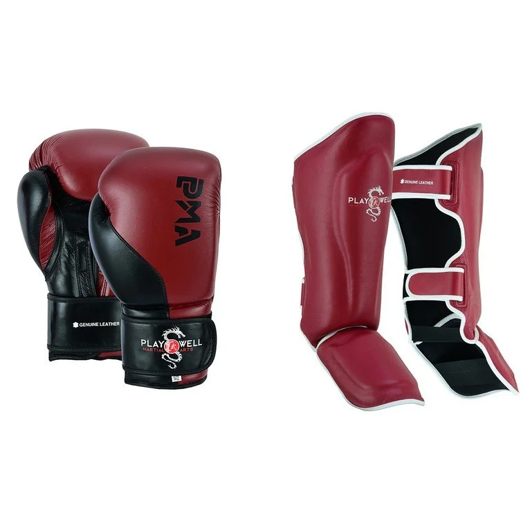 Black & Maroon Gloves & Shin Pads.jpg