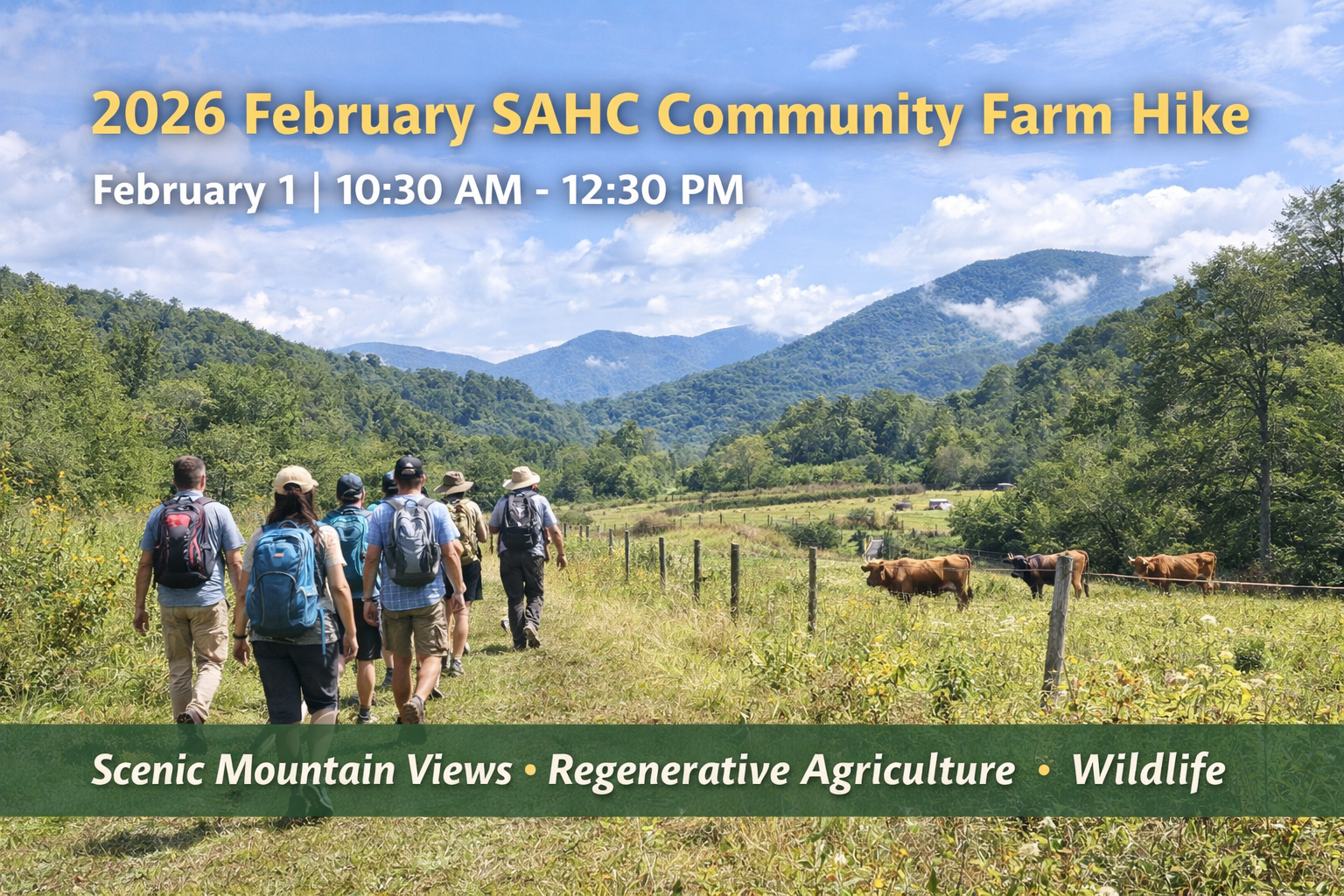 2026 February SAHC Community Farm Hike