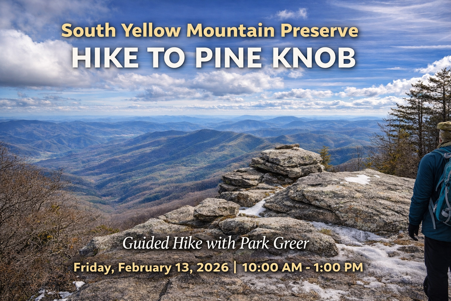 South Yellow Mountain Preserve Hike to Pine Knob