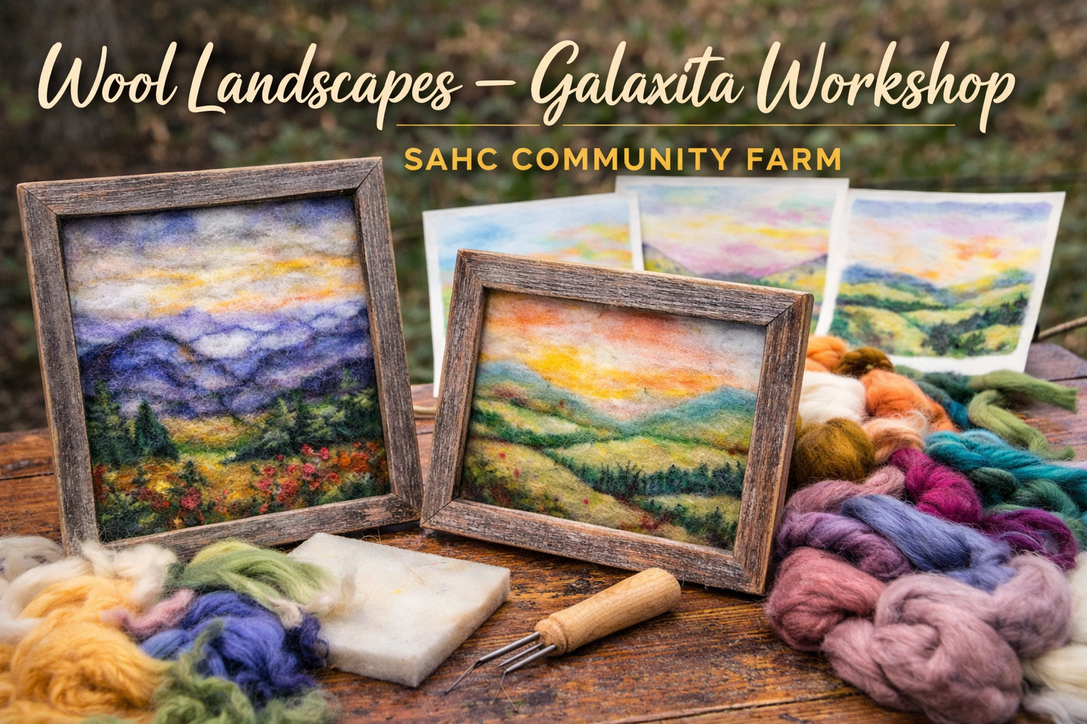 Wool Landscapes – Galaxita Workshop