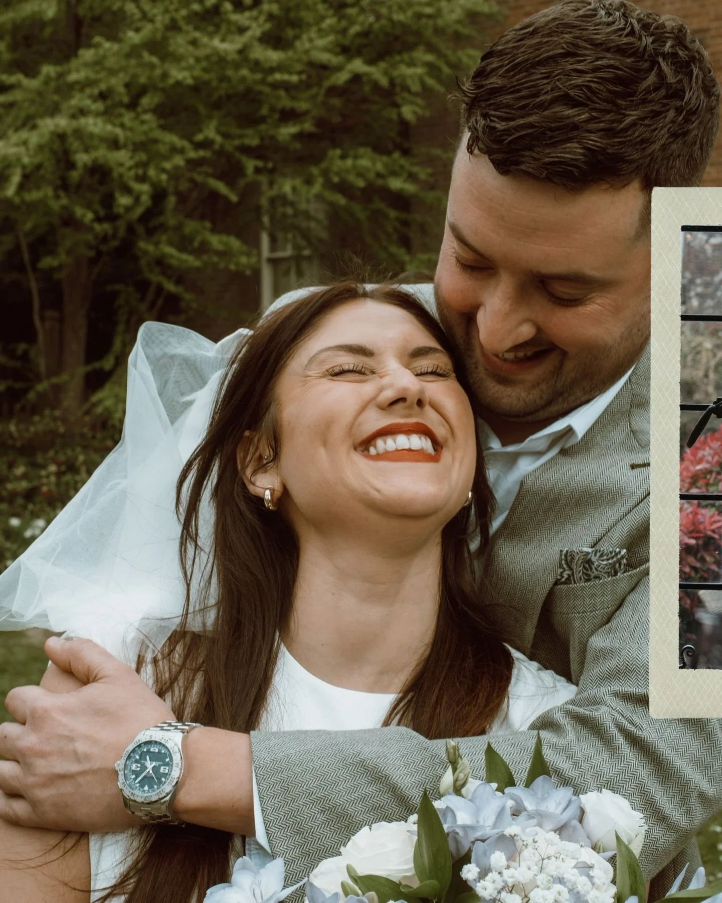 Louise &amp; Adam at Horsham Registry office ❤️