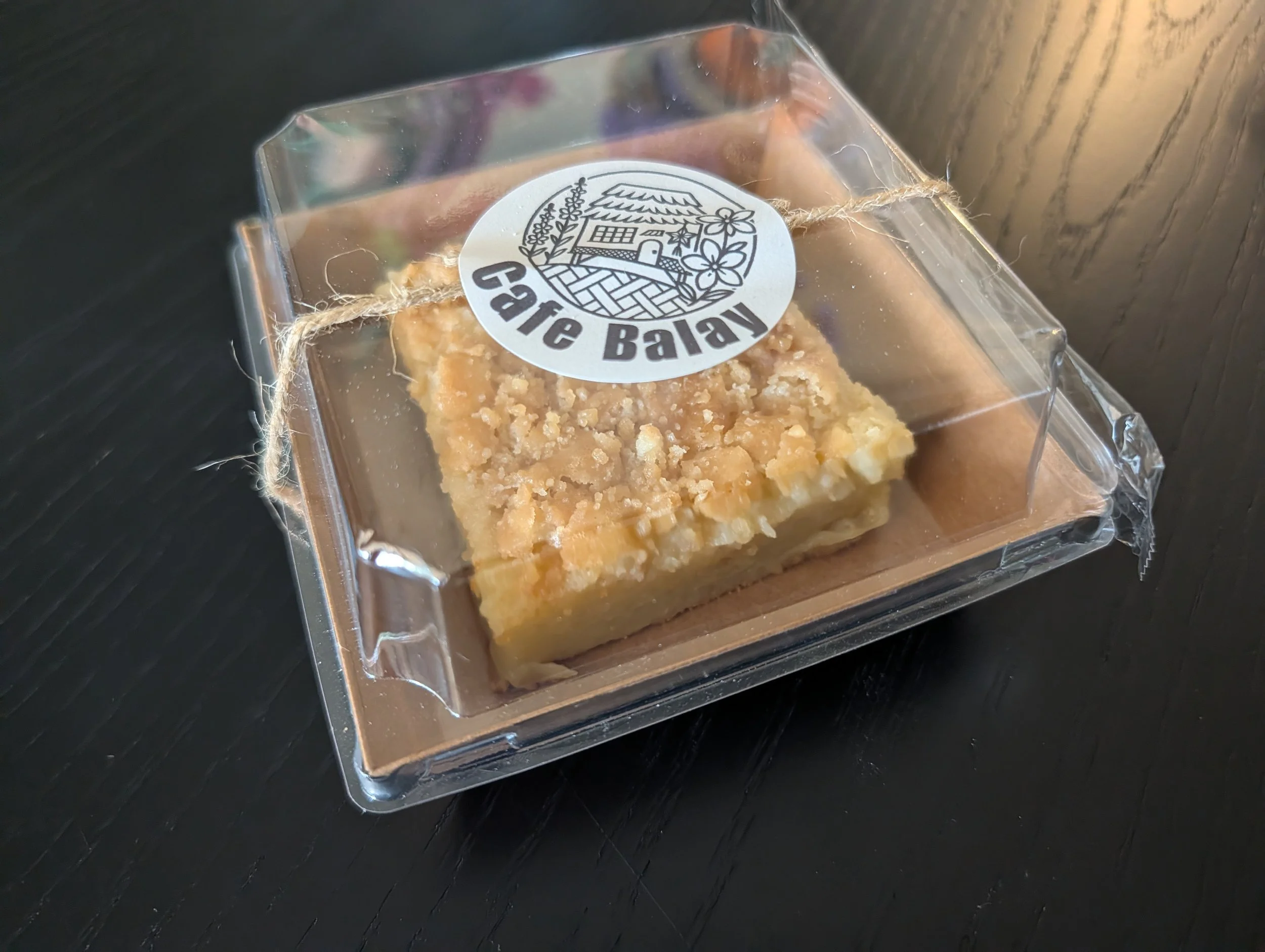 Butter Mochi Bar w/Peanuts