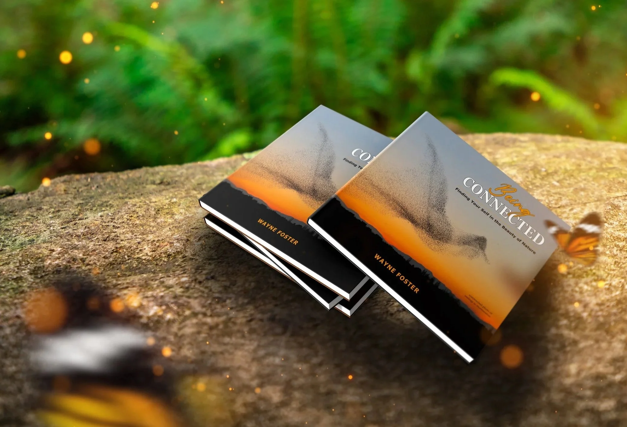 Being Connected Book Cover Design + Image Composition