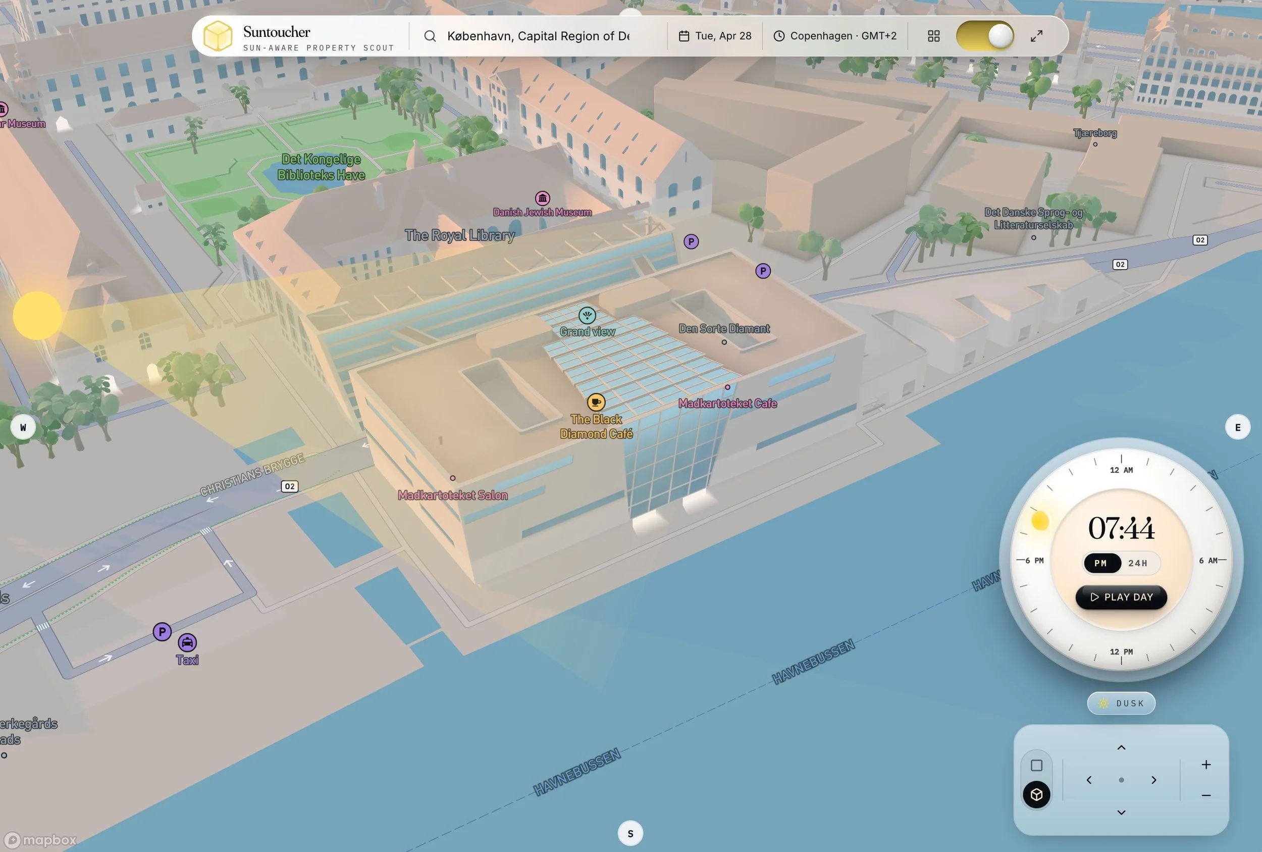 Suntoucher - Sunlight Simulator