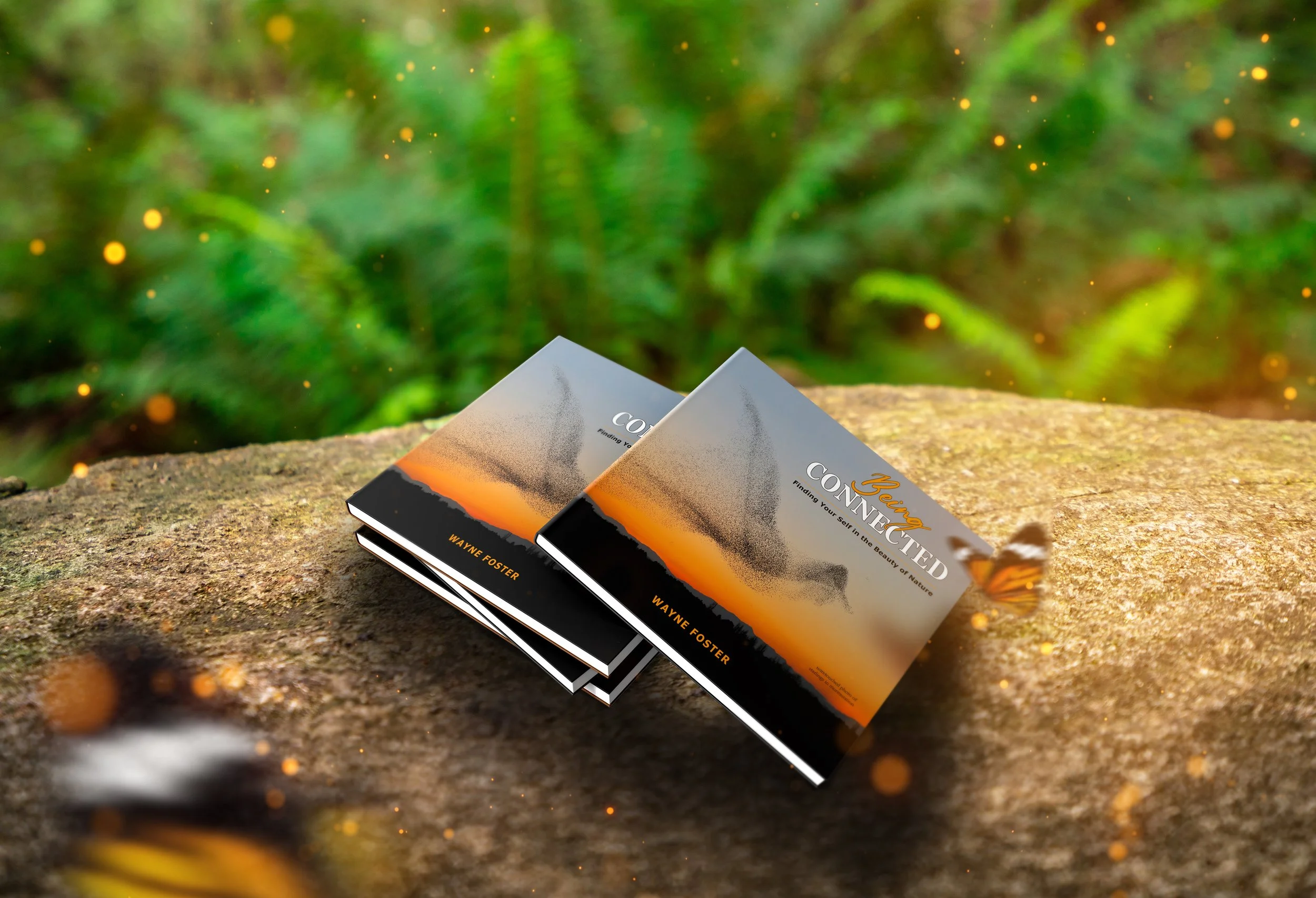 Being Connected Book Cover Design + Image Composition