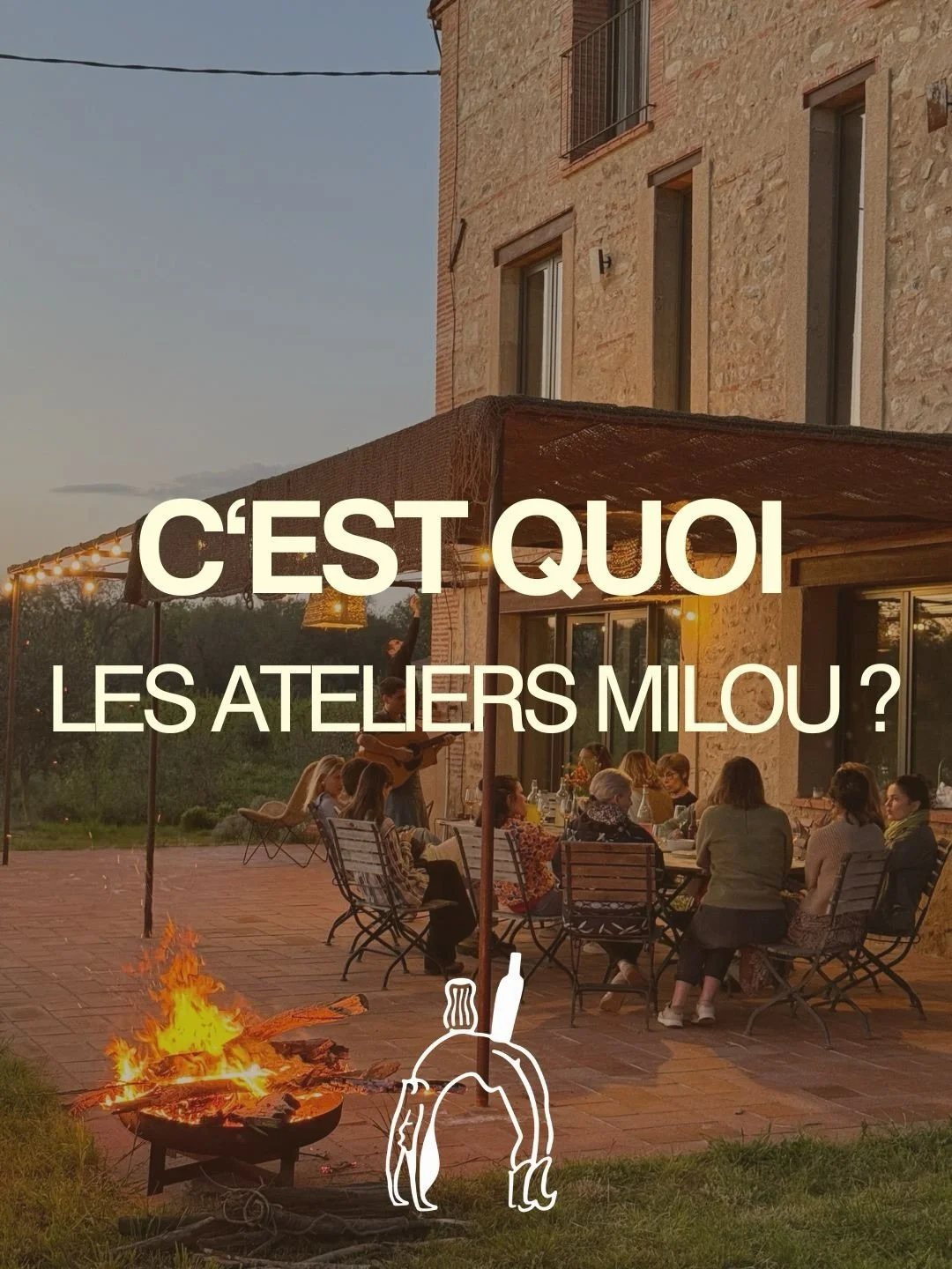 Les Ateliers Milou ce sont des s&eacute;jours pour s&rsquo;offrir une vraie pause. 

Quelques jours dans le sud de la France, loin du rythme habituel, dans un lieu magique, entour&eacute;.e d&rsquo;un petit groupe venu chercher la m&ecirc;me chose qu