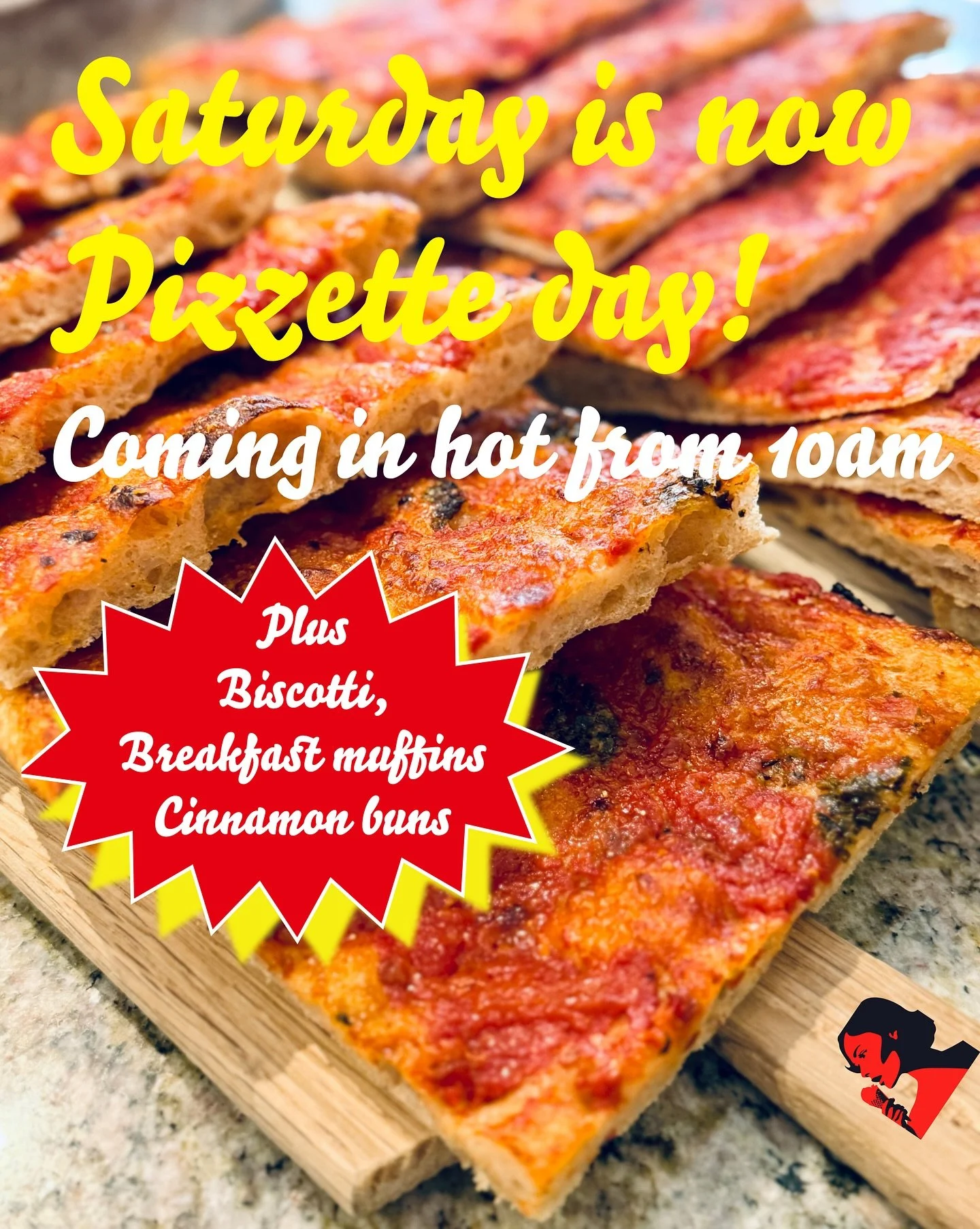 Pizzette! ....tomorrow....10am 🤗

We decided to change from Friday to Saturday....so maybe that'll be a thing from now on. 🇮🇹 😎

#salcombe #pizzette #snacks #tasty #goodness #flour #water #salt #chilli #sanmarzano #tomatoes #oliveoil #crunch #fre