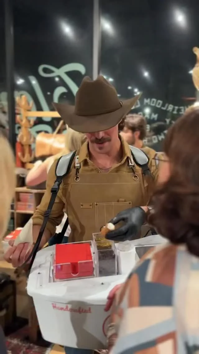 When the cannoli cowboy shows up, it’s always a great time! 🎉🤠
📸: @katefjury 
•
•
•
•
•
#nashville #nashvillewedding #cannolis #cannoli #cowboy #cowboycannolis #nashvilleevents #nashvilleweddings #nashvilletn #fyp #f