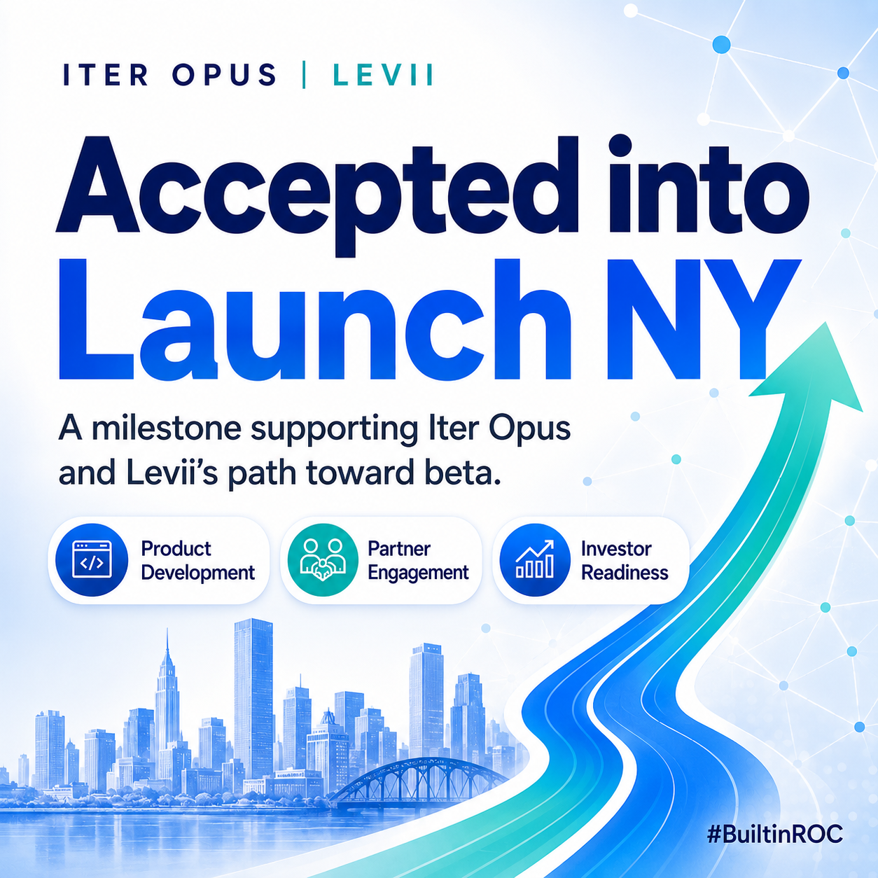 Iter Opus Accepted into Launch NY Program as It Advances Levii Toward Beta Release