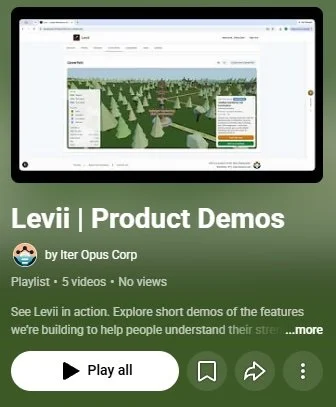 Levii Demos Are Live