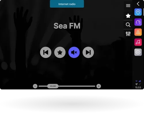 Image of internet radio application