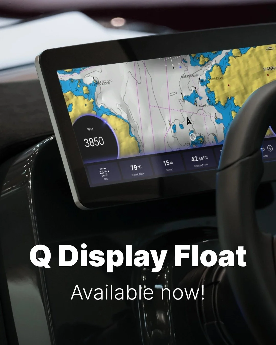 The long wait is over: the future of boating is available now!

For years, boat display choices have often been compromises, constrained by cutout dimensions and the lack of large enough flat surfaces. The console size dictated the choice of a displa