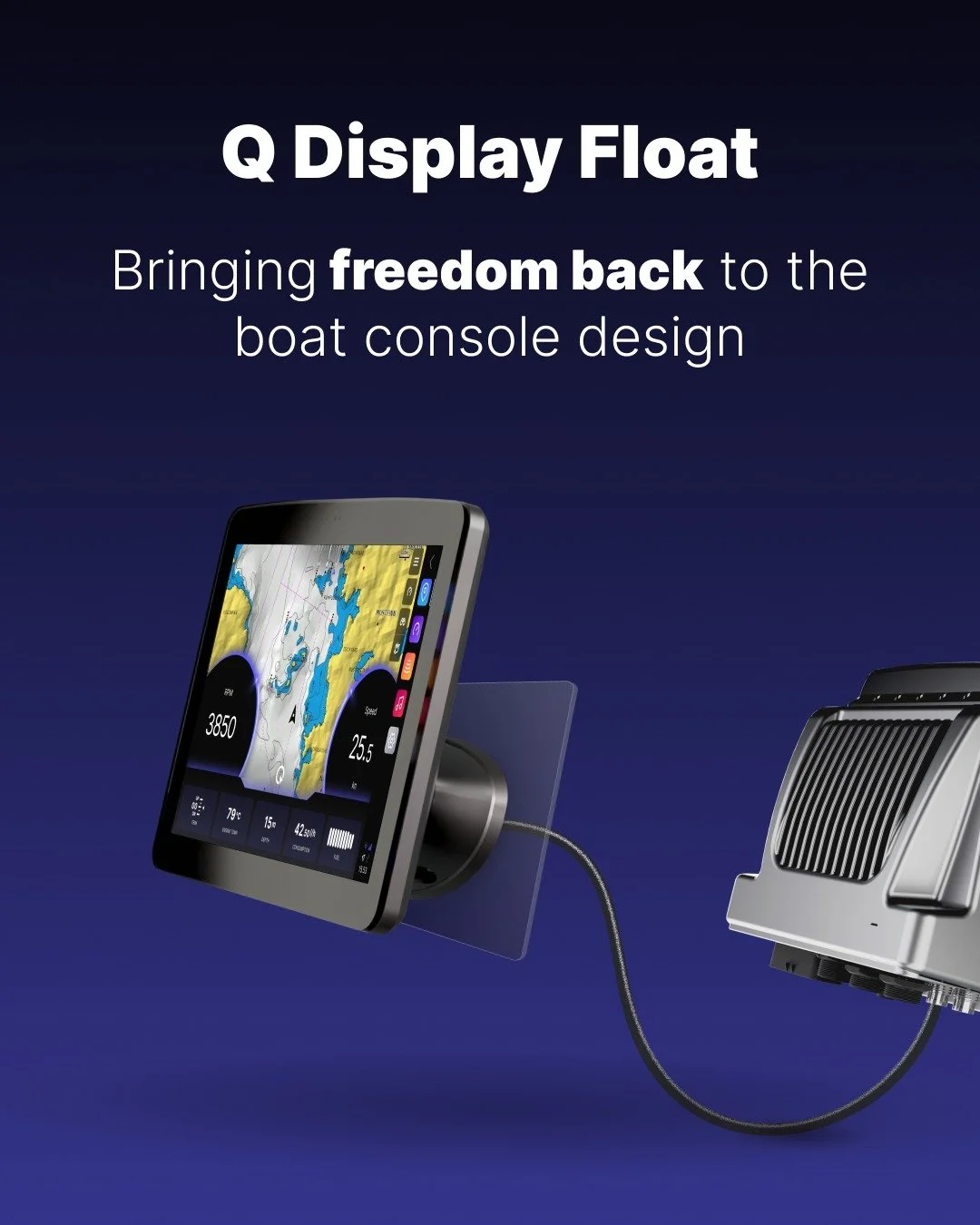 For years, boat console design has been a compromise, especially for smaller vessels. Boat builders have needed to choose a display first, then design the console around it - constrained by screen sizes, cutout dimensions, and fixed installation requ