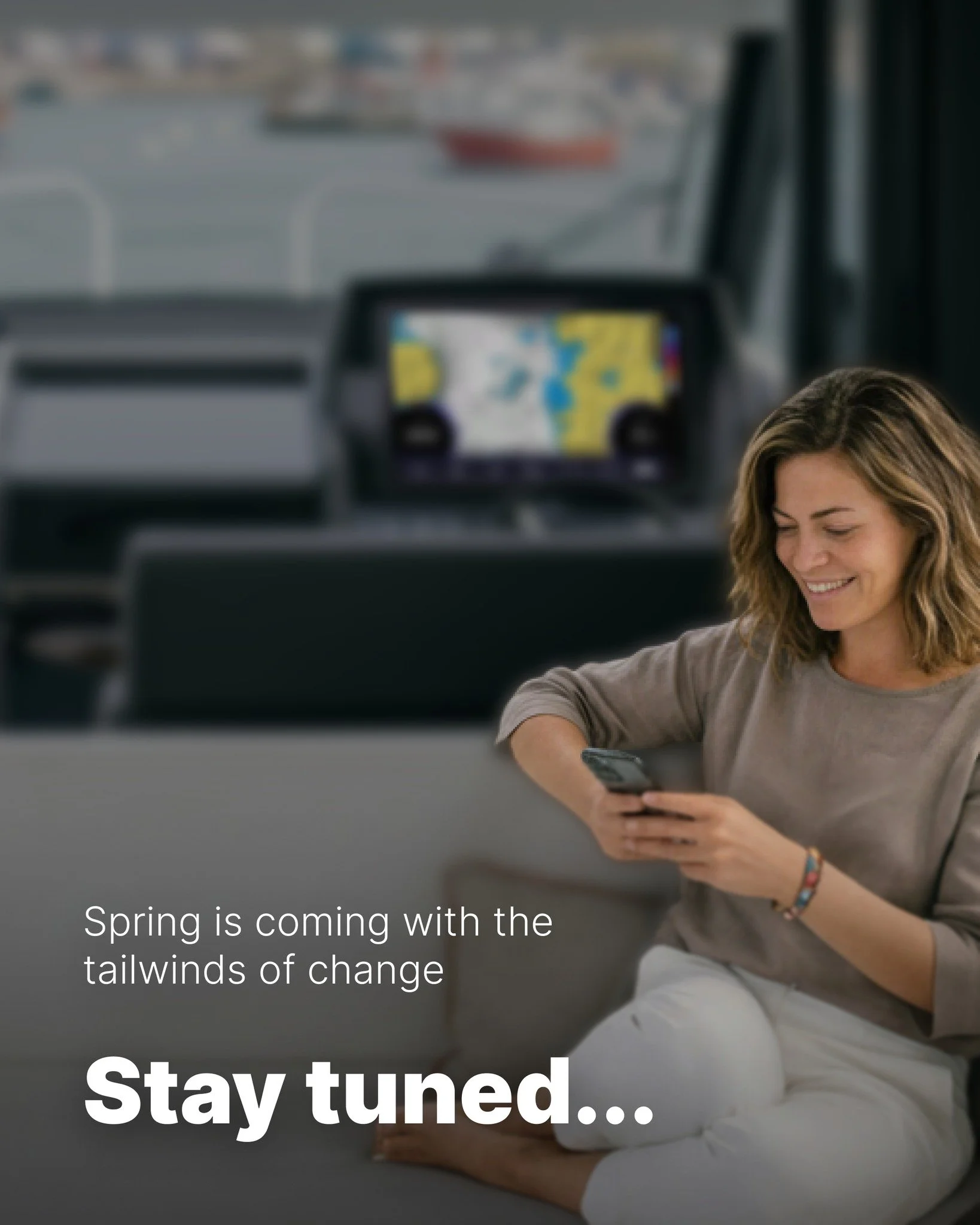 Spring is coming with the tailwinds of change. This spring, we've been working on updates across the entire Q system. Over the next few weeks, we'll be revealing what's new in Q Connected, Q App and Q Display. New features, a renewed experience and o