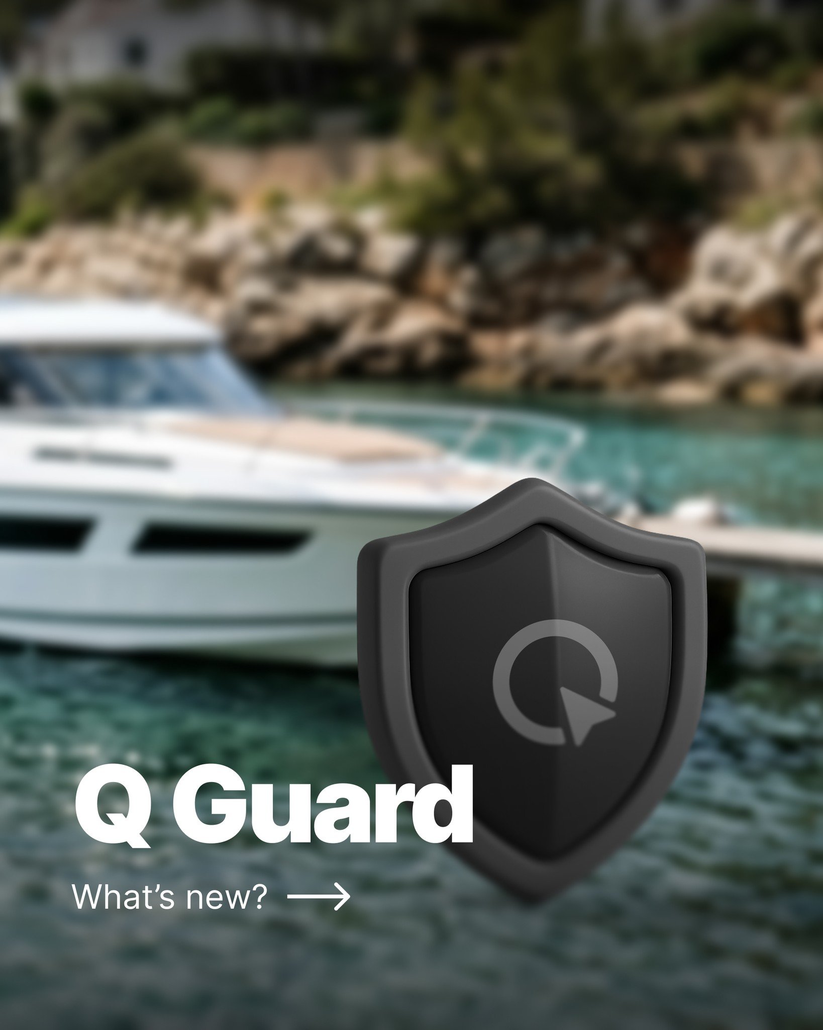 Q Guard is getting two new alerts this spring. 

&bull; Battery disconnect alert notifies you if your boat's battery is disconnected, which may indicate an attempt to steal your Q Display or other onboard electronics. 

&bull; Impact alert notifies y