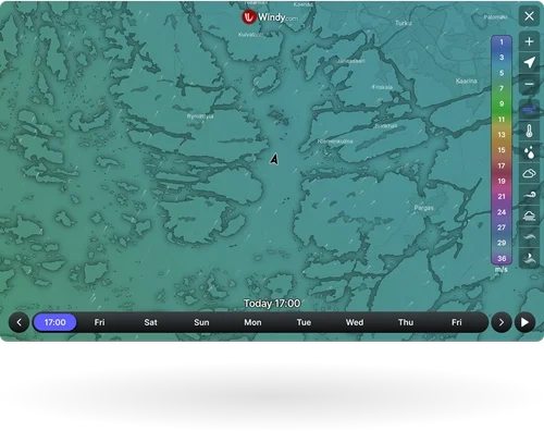 Image of Windy application