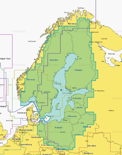 Navionics+ EU644L Baltic Sea