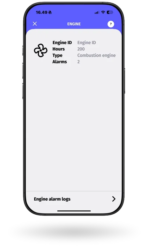 Image of Q App engine screen