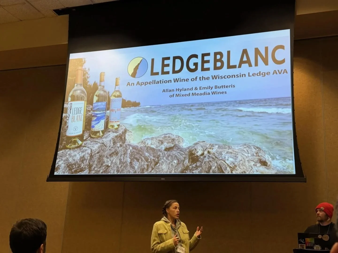 Had the chance to present at the Wisconsin Fresh Fruit Conference about Ledge Blanc and why it matters.

Ledge Blanc started as a simple idea: make a clear, high-quality white wine style that actually fits our place. One that&rsquo;s crisp, aromatic,