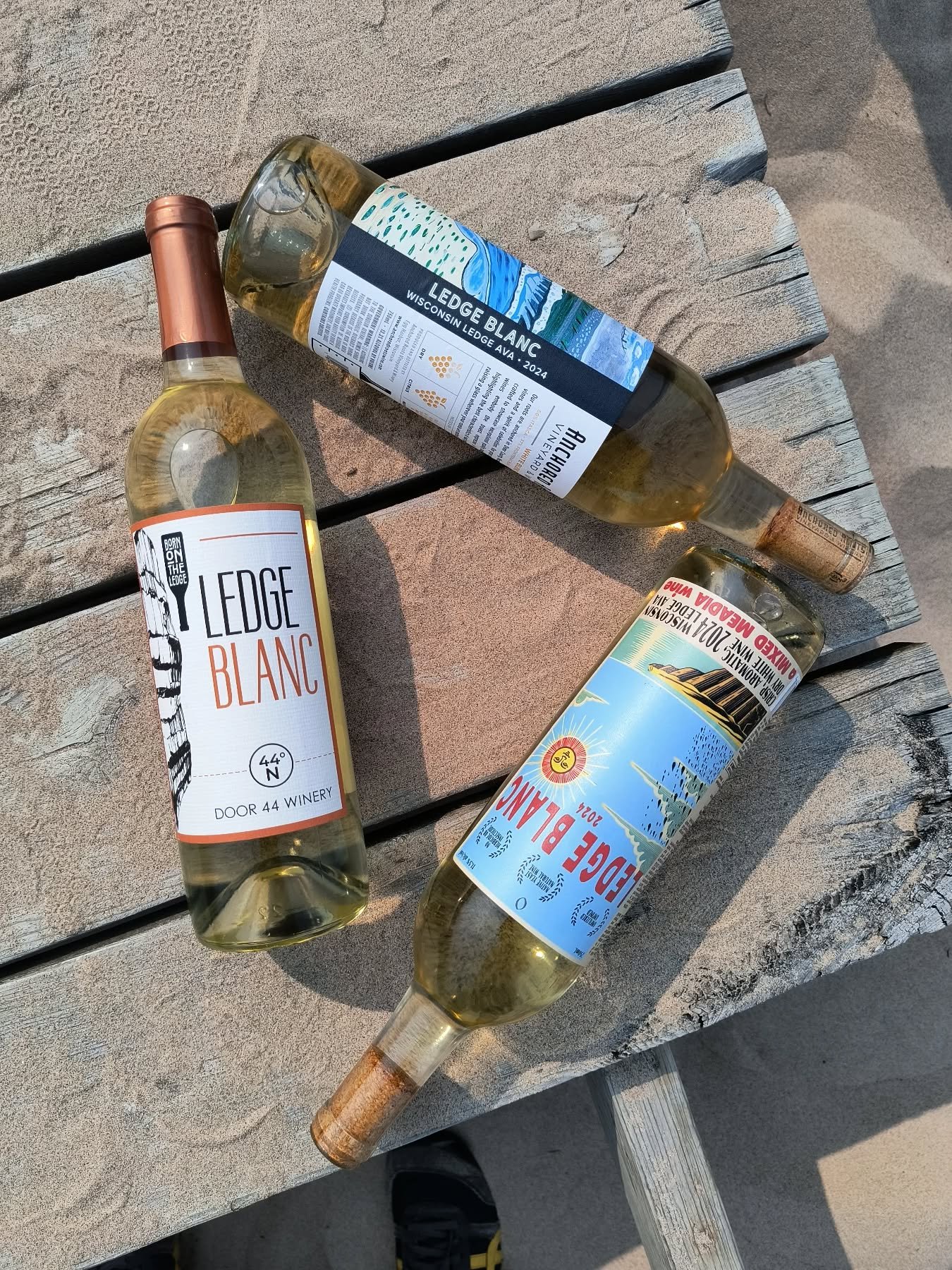 The lake is perfect right now &mdash; warm enough to swim everyday, yet still refreshing. 🌊☀️ Still summer, still time to hit the beach.

And nothing pairs better than Ledge Blanc: crisp, aromatic, refreshing, balanced. A serious wine that&rsquo;s e
