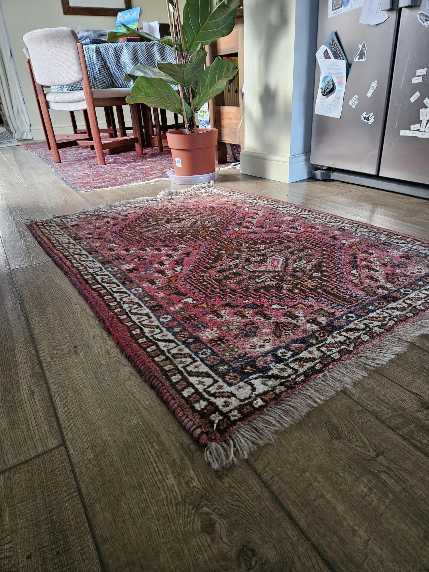 Pink rug in kitchen.jpg