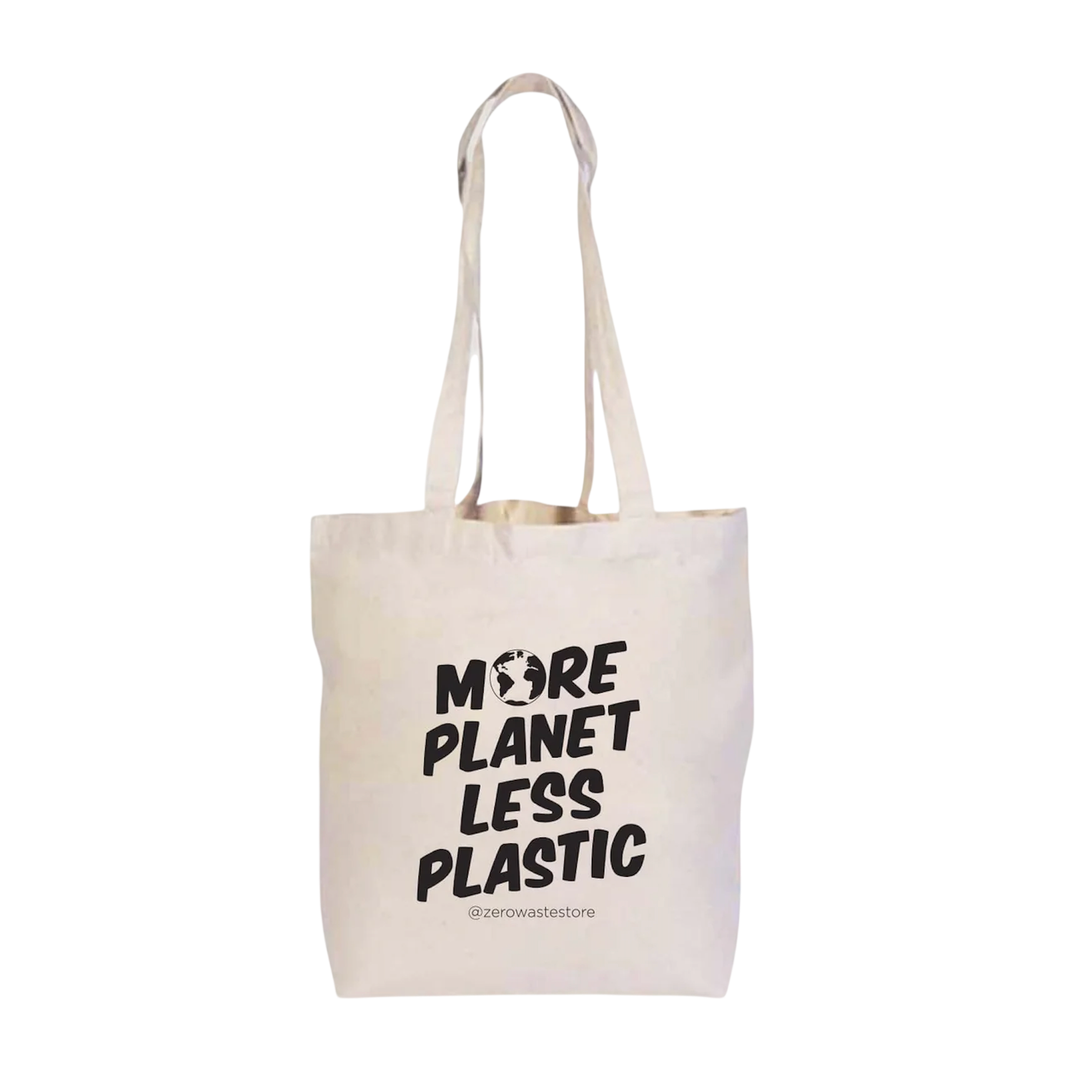 "More Planet Less Plastic" Tote Bag