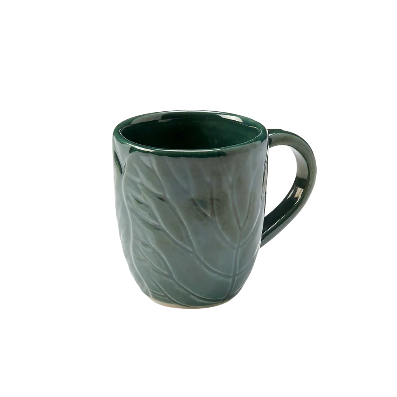 Lotus Leaf Handmade Mug