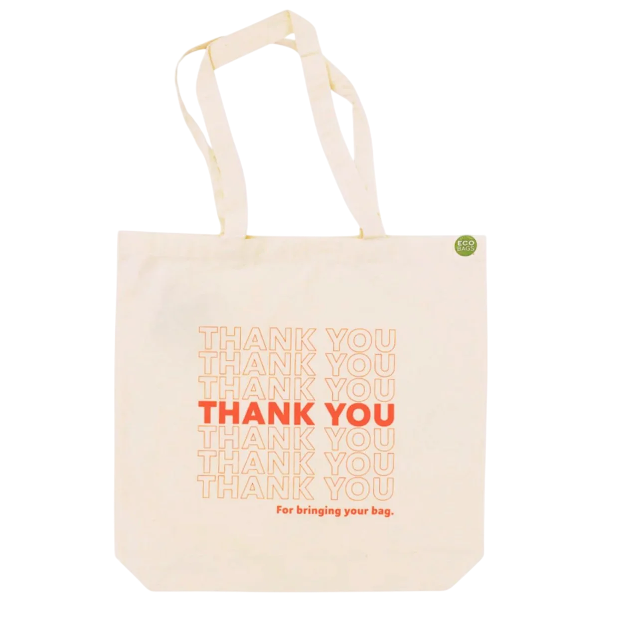 "Thank You" Printed Tote
