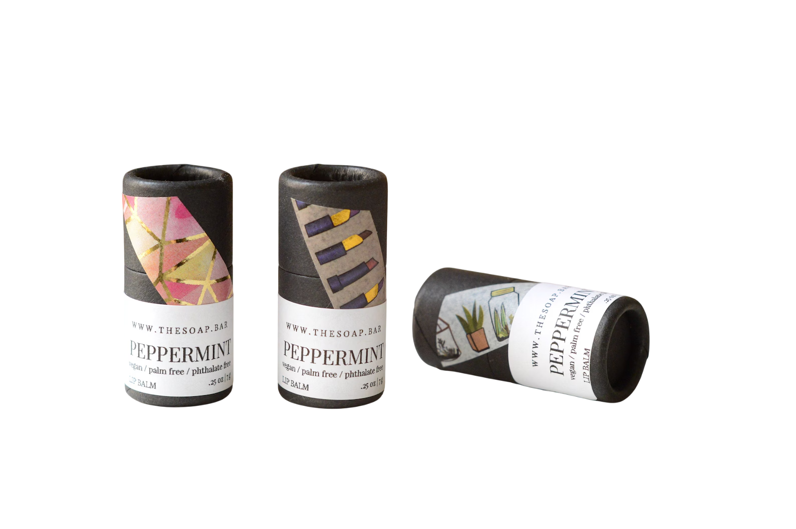 Vegan Lip Balm- Peppermint + Rosemary Lavender