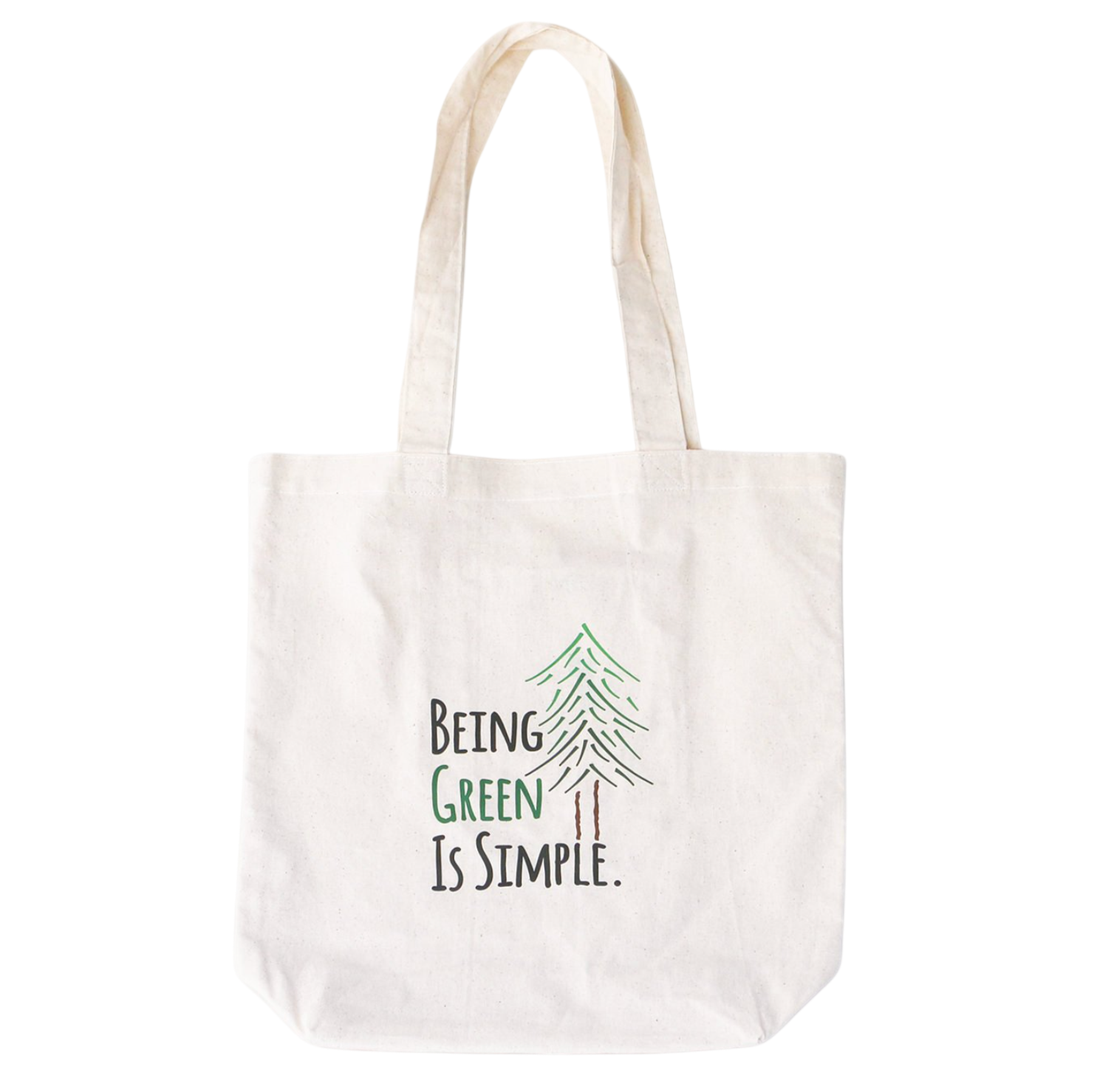"Being Green is Simple" Tote Bag
